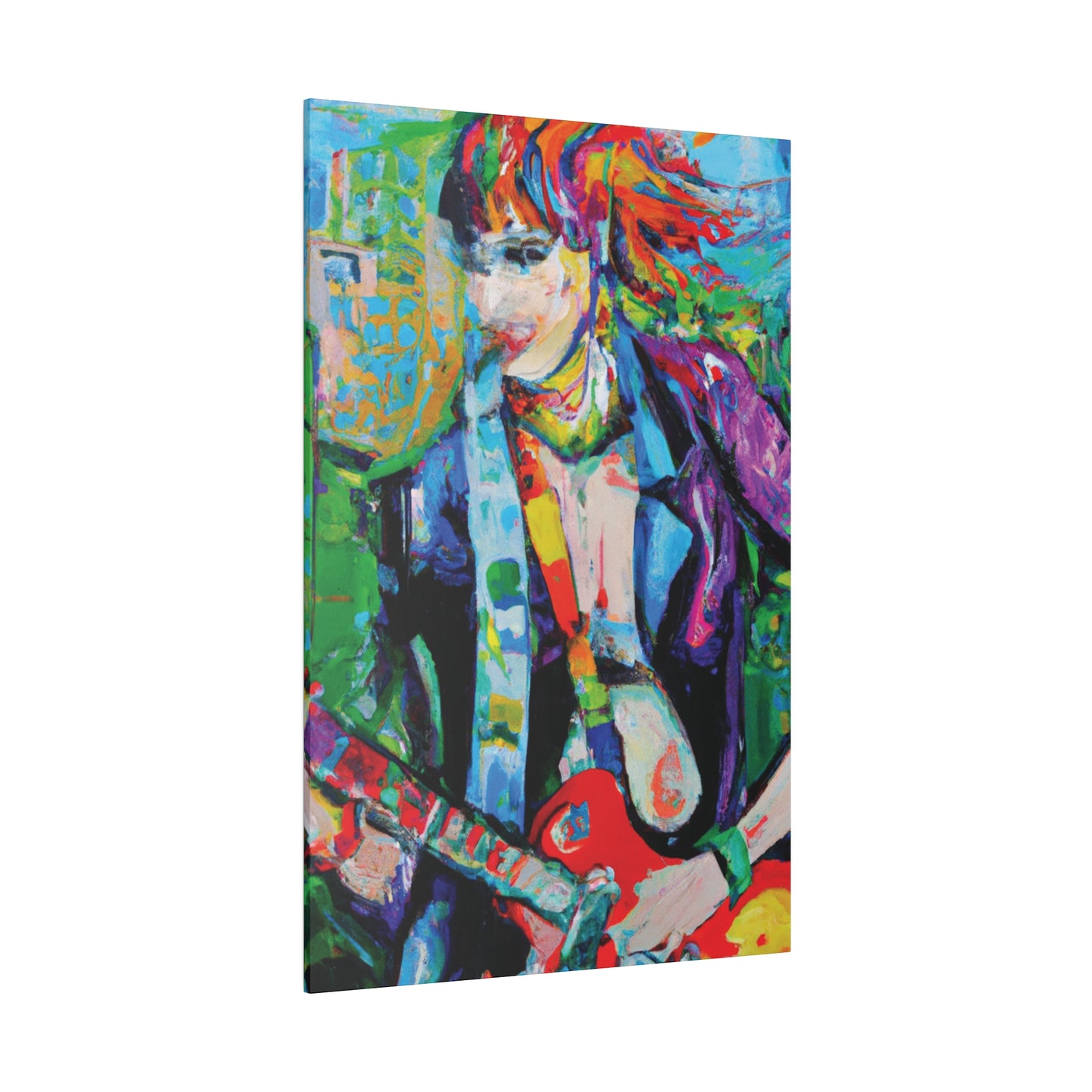 3136H - Rockstar Oil Painting Style Print | Poster | Home Decor | Wall Art | Music Art | Canvas