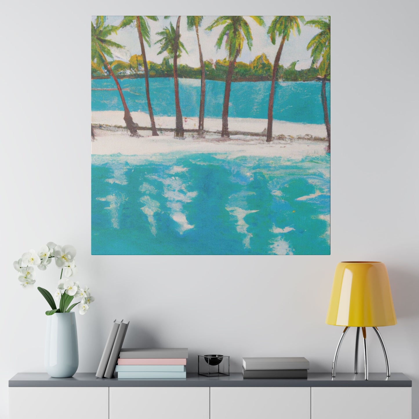 8045G - Bahamas Ocean Painting Print | Bahamas | Ocean | Beach | Poster | Home Decor | Wall Art | Canvas