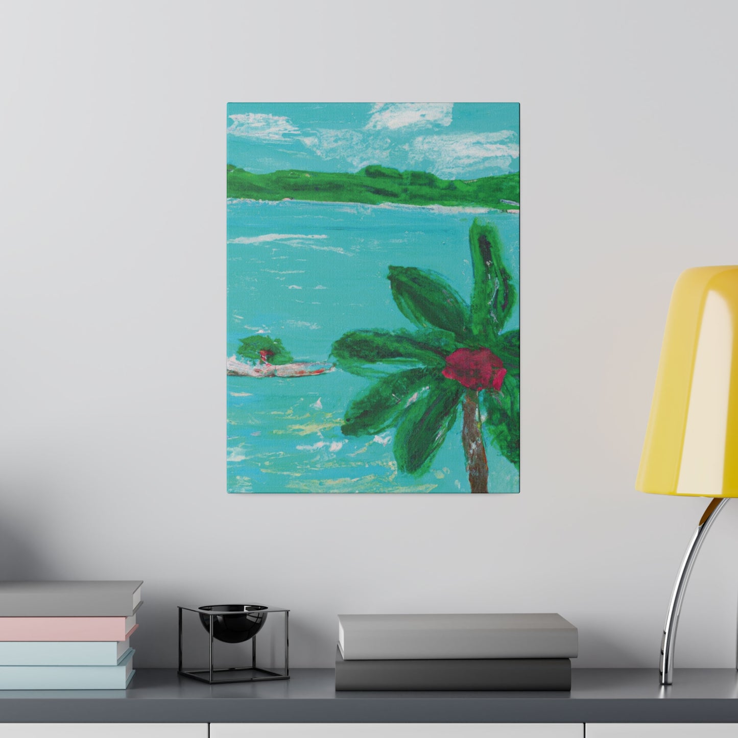 5627Q - Bahamas Ocean Painting Print | Bahamas | Ocean | Beach | Poster | Home Decor | Wall Art | Canvas