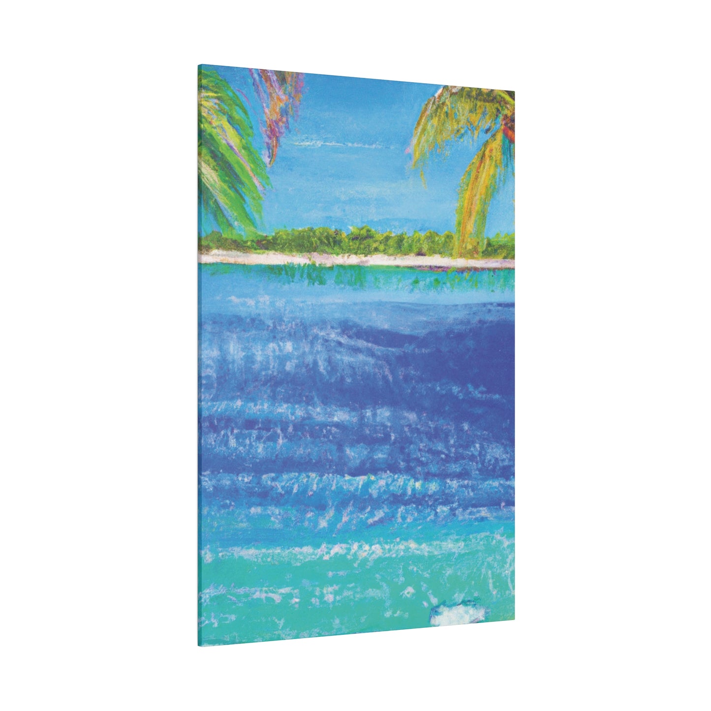 5045T - Bahamas Ocean Painting Print | Bahamas | Ocean | Beach | Poster | Home Decor | Wall Art | Canvas