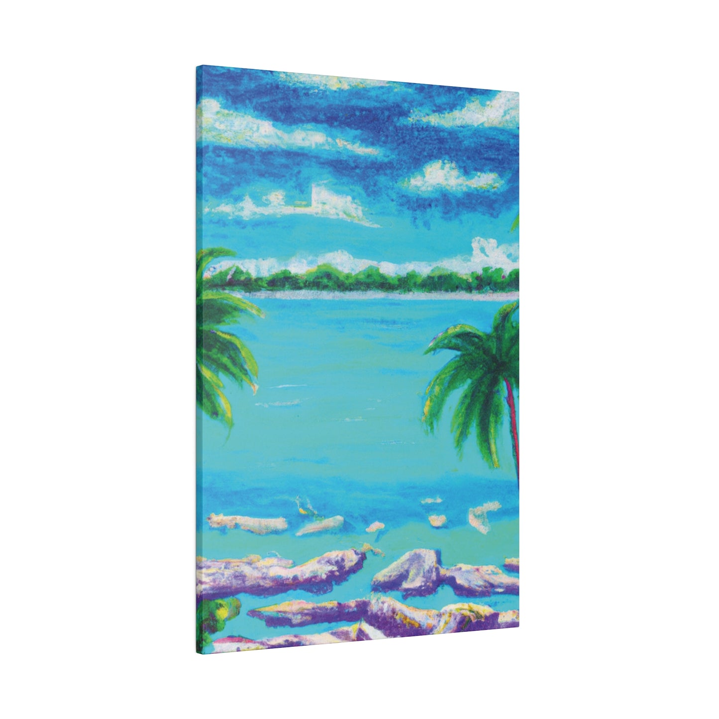 9293Y - Bahamas Ocean Painting Print | Bahamas | Ocean | Beach | Poster | Home Decor | Wall Art | Canvas