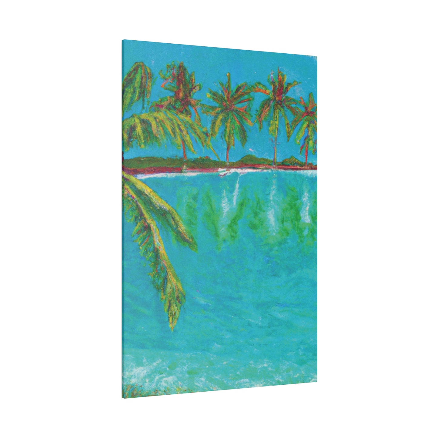 3255Q - Bahamas Ocean Painting Print | Bahamas | Ocean | Beach | Poster | Home Decor | Wall Art | Canvas