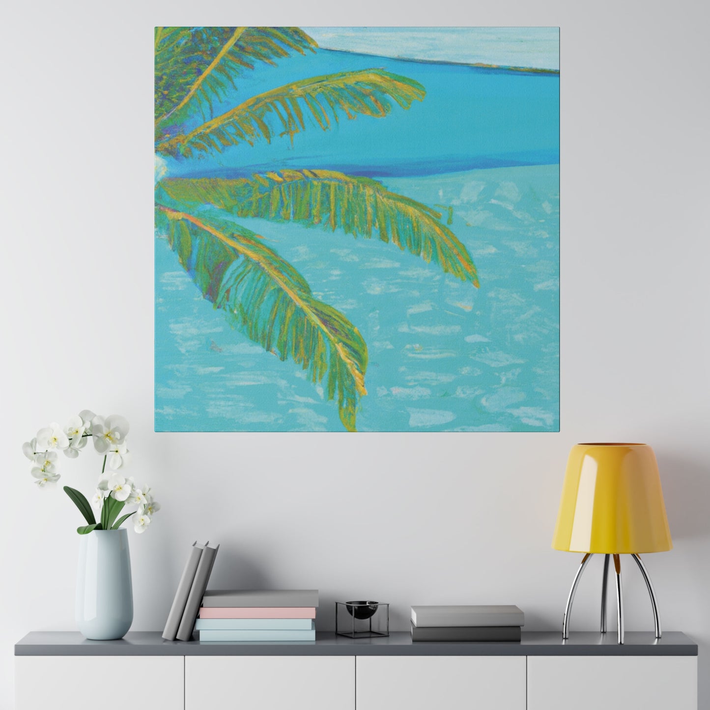 6398H - Bahamas Ocean Painting Print | Bahamas | Ocean | Beach | Poster | Home Decor | Wall Art | Canvas