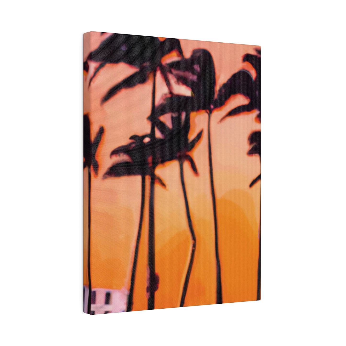 9837K - Miami Beach Sunset Painting Print | Miami | Beach | Sunset | Poster | Home Decor | Wall Art | Canvas