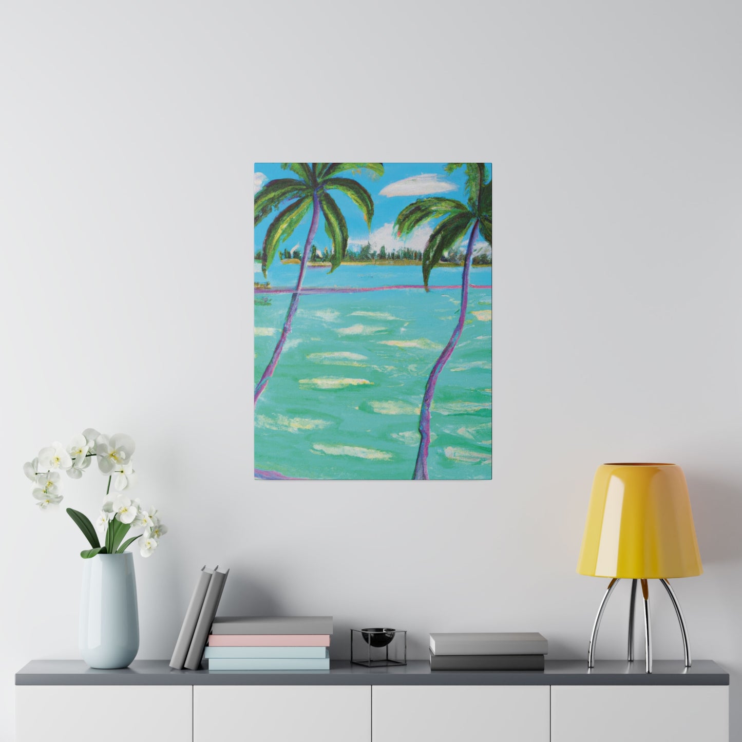 4451X - Bahamas Ocean Painting Print | Bahamas | Ocean | Beach | Poster | Home Decor | Wall Art | Canvas