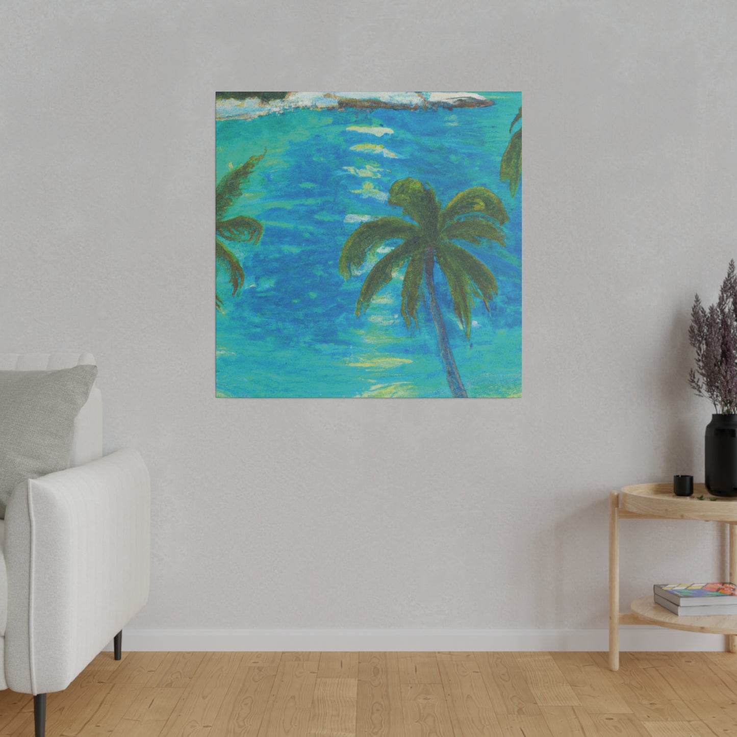 4512F - Bahamas Ocean Painting Print | Bahamas | Ocean | Beach | Poster | Home Decor | Wall Art | Canvas