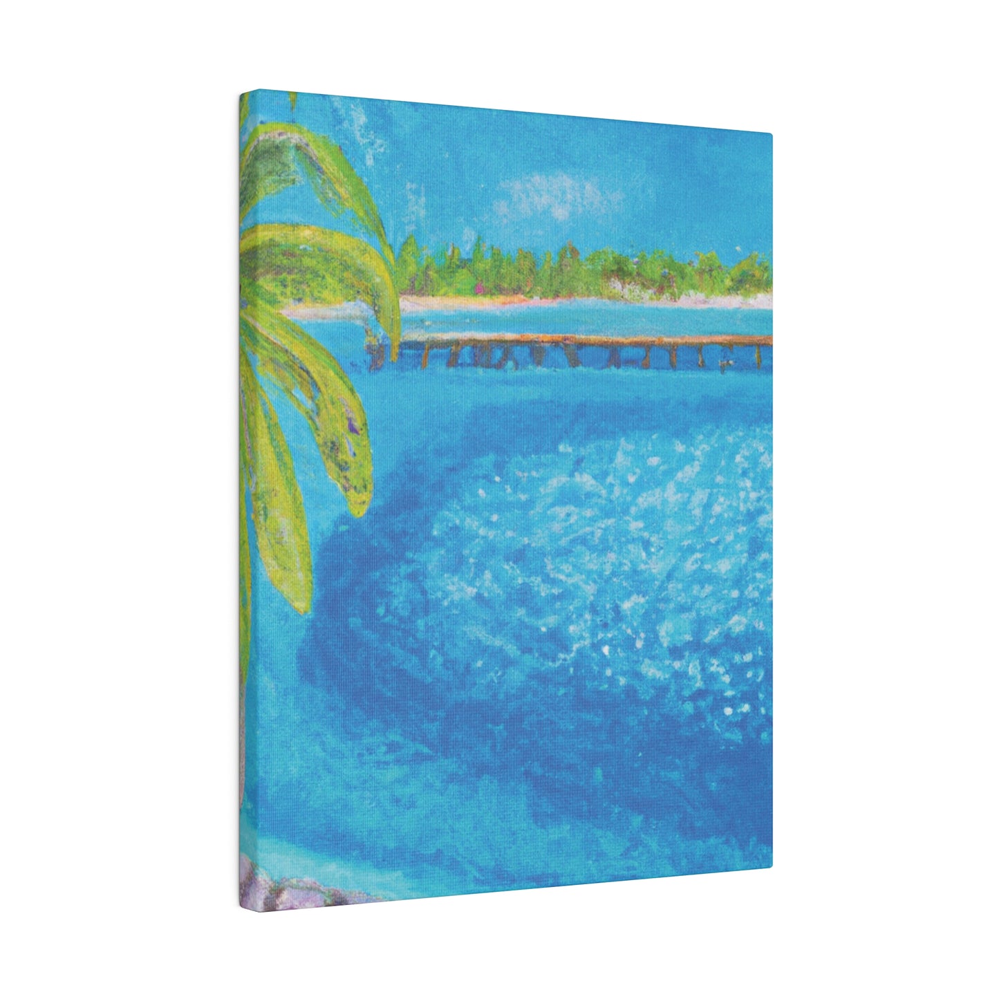 9462U - Bahamas Ocean Painting Print | Bahamas | Ocean | Beach | Poster | Home Decor | Wall Art | Canvas