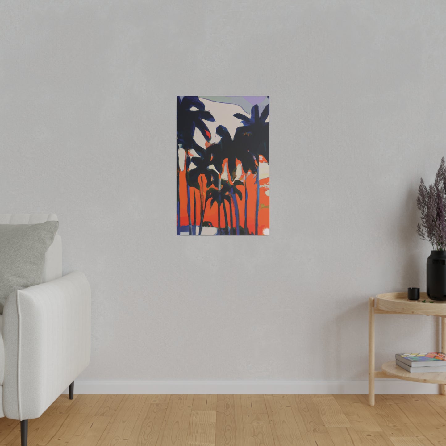 7345M - Miami Beach Sunset Painting Print | Miami | Beach | Sunset | Poster | Home Decor | Wall Art | Canvas