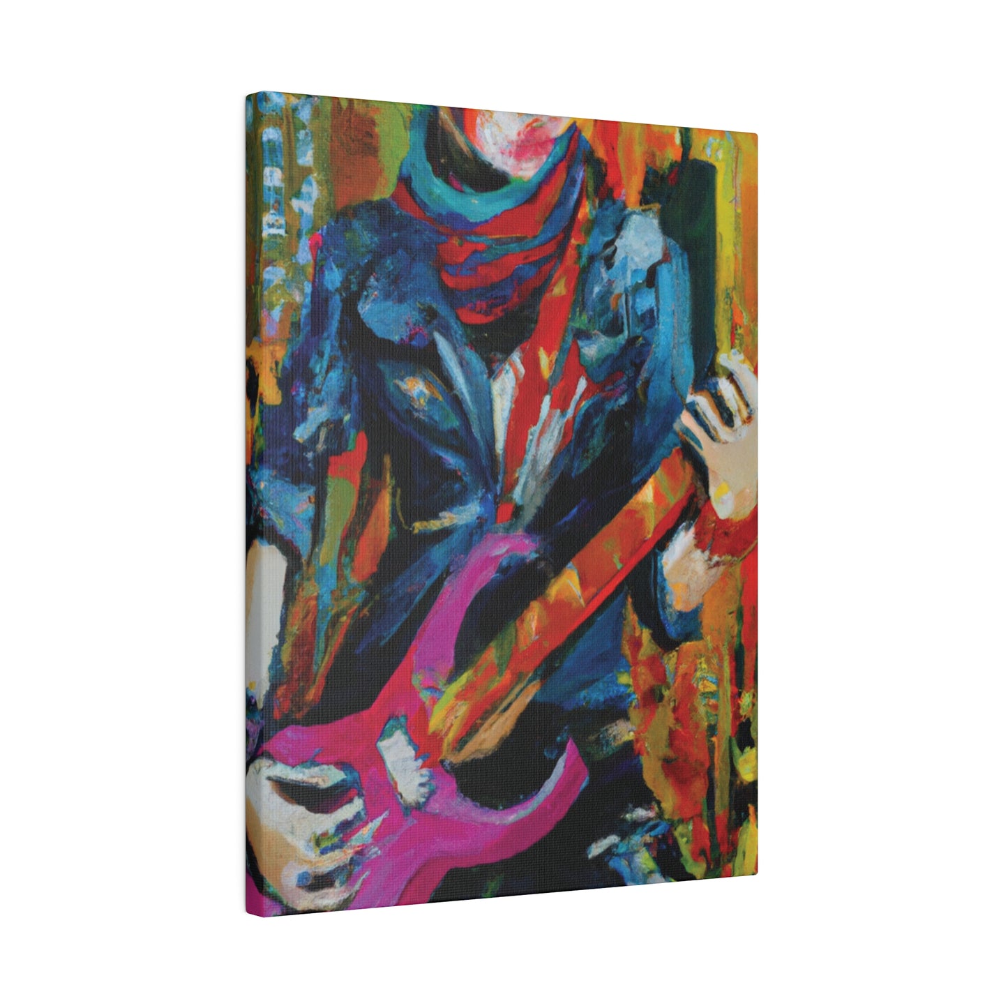 6226G - Rockstar Oil Painting Style Print | Poster | Home Decor | Wall Art | Music Art | Canvas