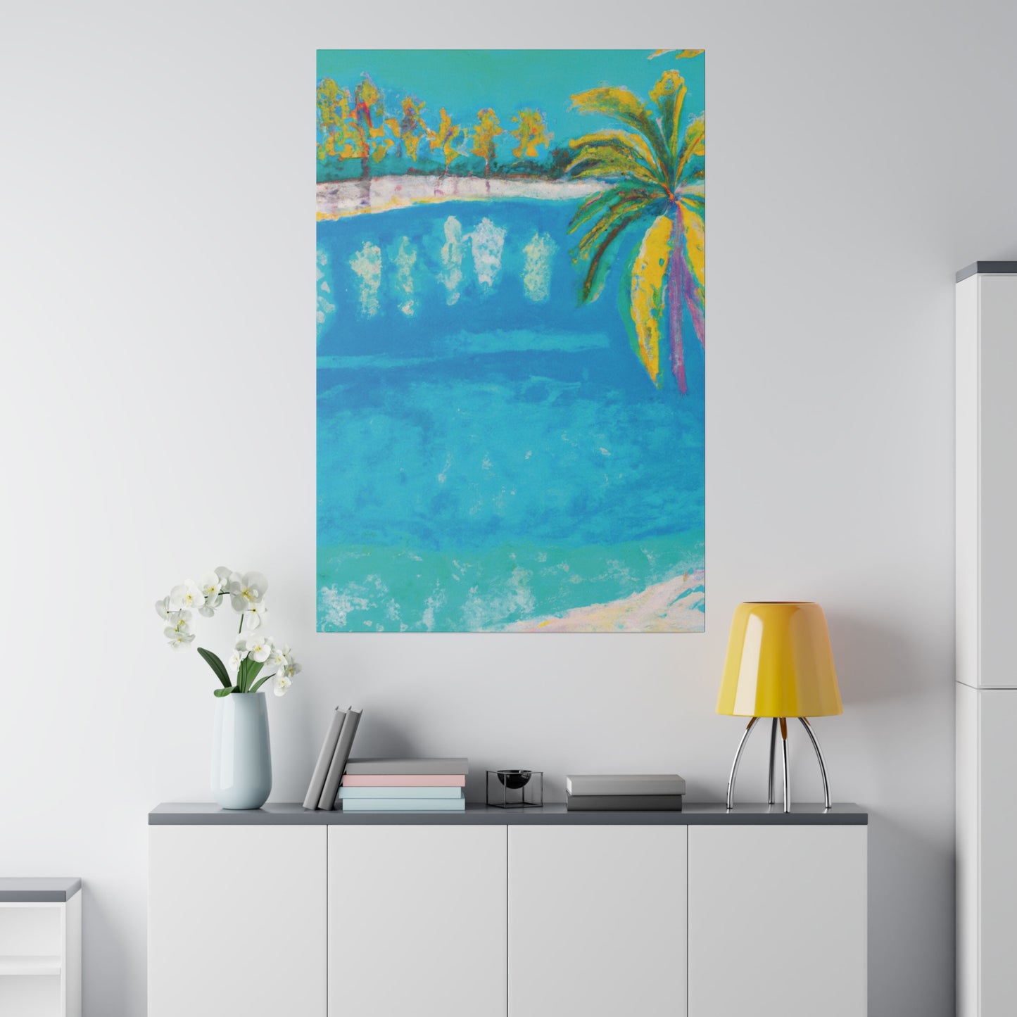 2193F - Bahamas Ocean Painting Print | Bahamas | Ocean | Beach | Poster | Home Decor | Wall Art | Canvas