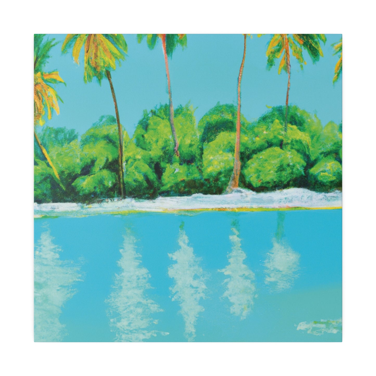 7552U - Bahamas Ocean Painting Print | Bahamas | Ocean | Beach | Poster | Home Decor | Wall Art | Canvas