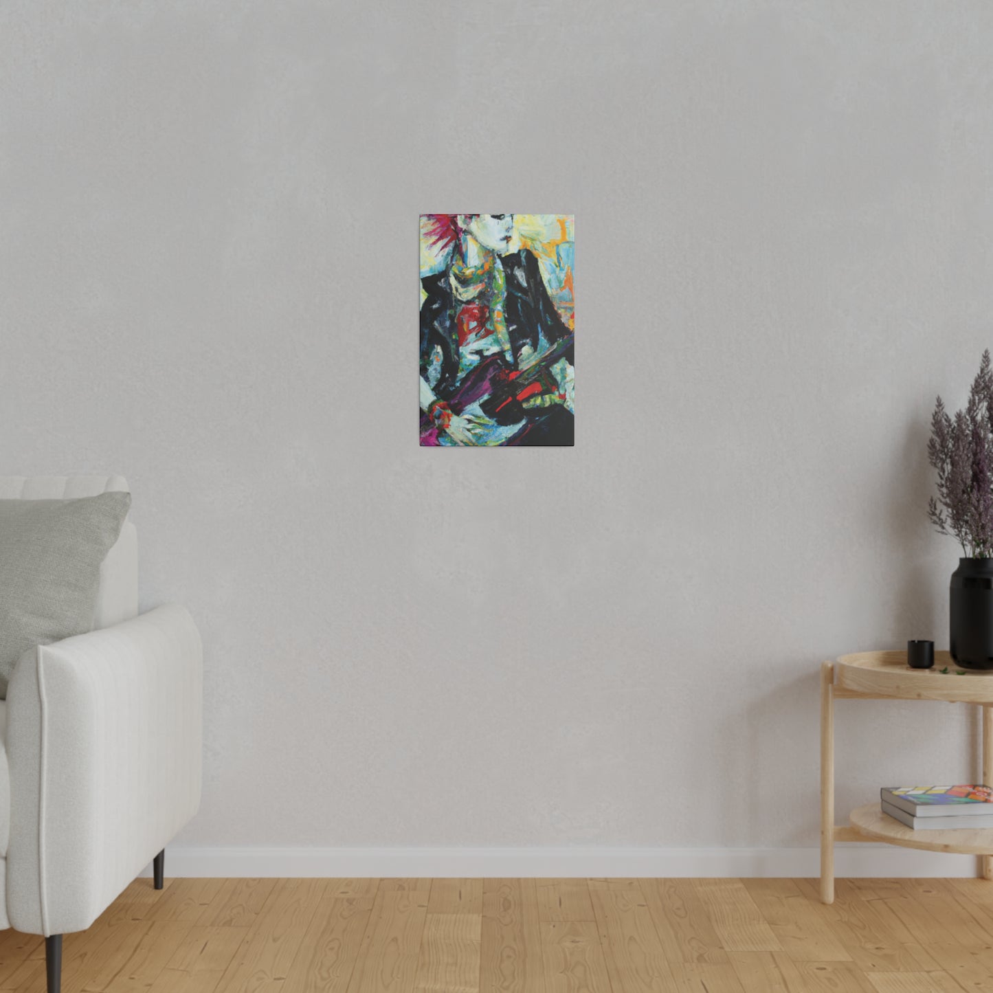 8915H - Rockstar Oil Painting Style Print | Poster | Home Decor | Wall Art | Music Art | Canvas