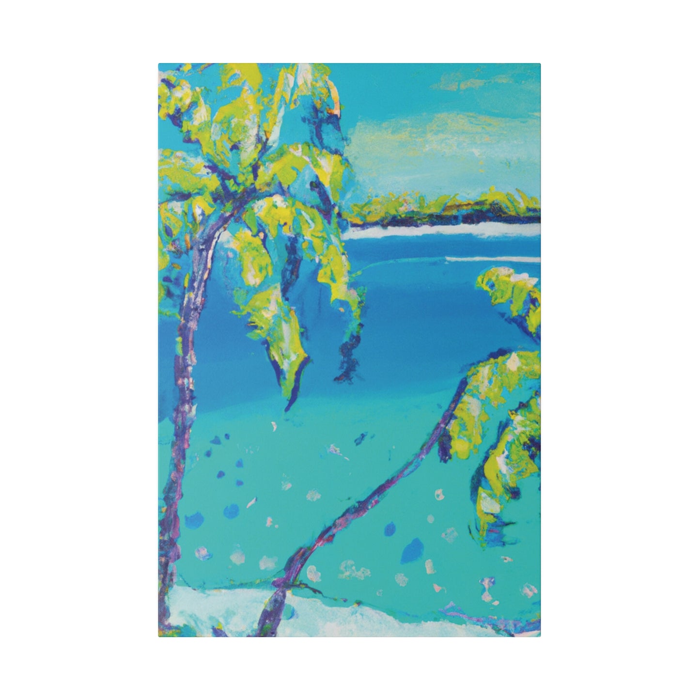 4893N - Bahamas Ocean Painting Print | Bahamas | Ocean | Beach | Poster | Home Decor | Wall Art | Canvas