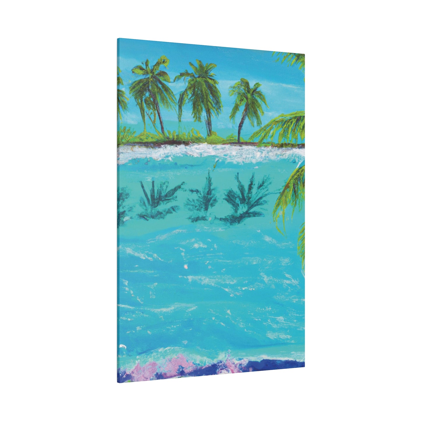 8321K - Bahamas Ocean Painting Print | Bahamas | Ocean | Beach | Poster | Home Decor | Wall Art | Canvas