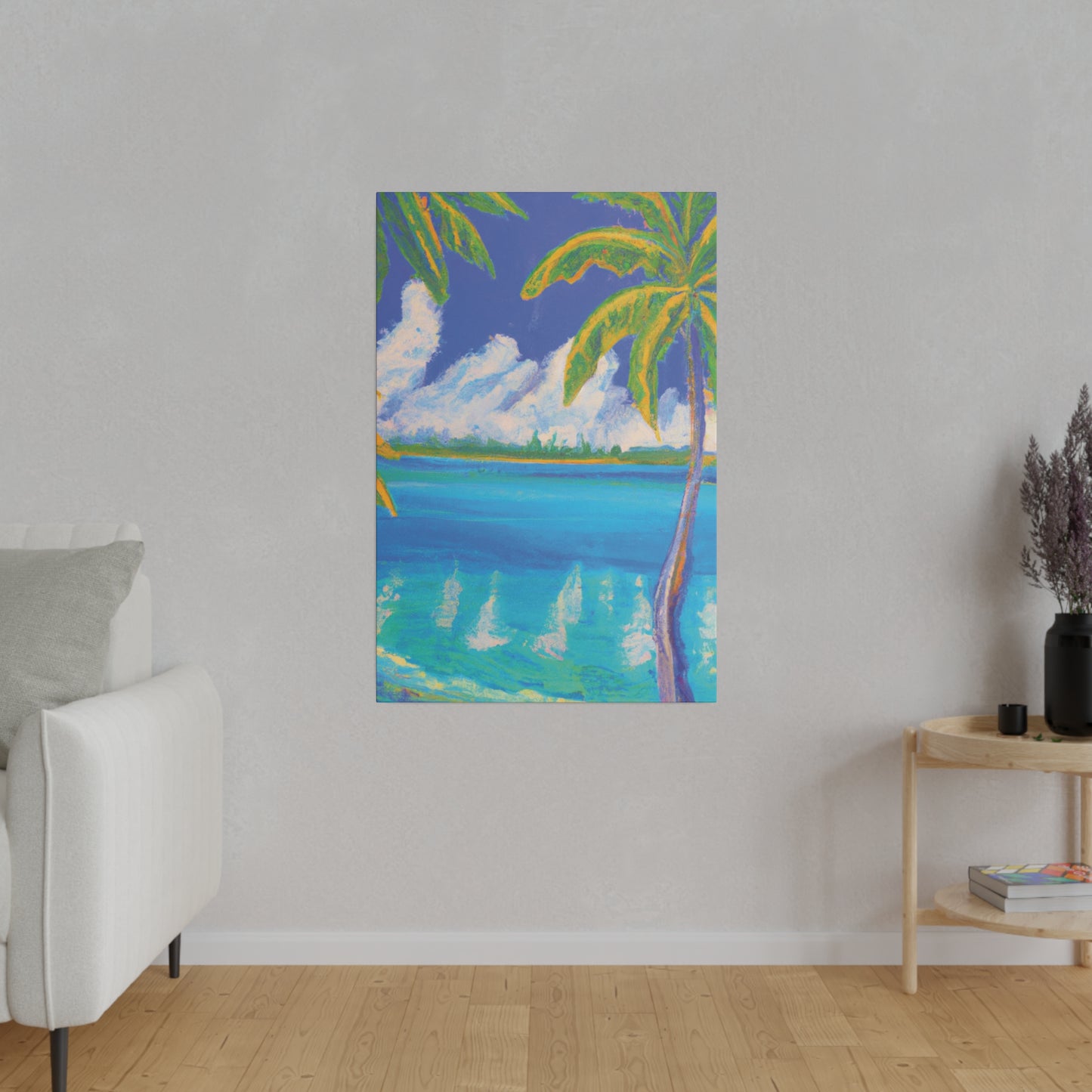 3054I - Bahamas Ocean Painting Print | Bahamas | Ocean | Beach | Poster | Home Decor | Wall Art | Canvas