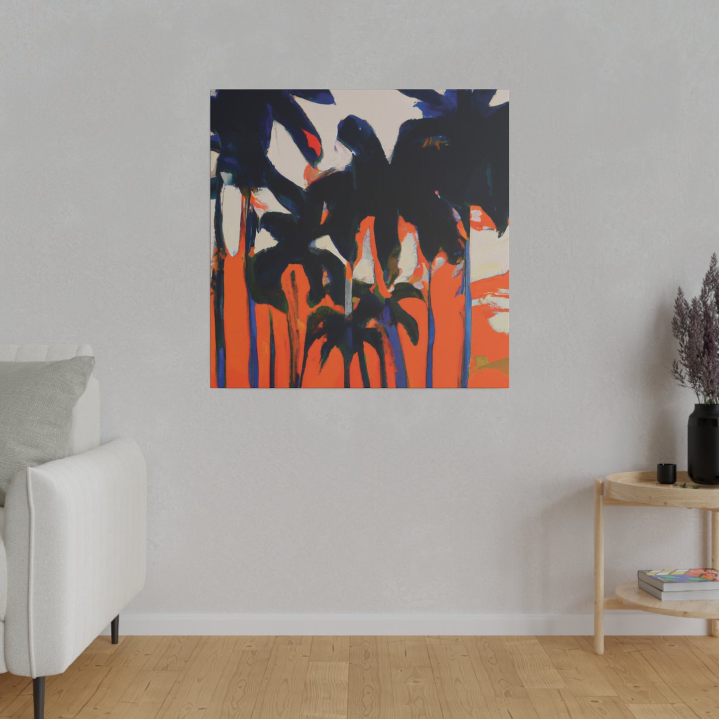 7345M - Miami Beach Sunset Painting Print | Miami | Beach | Sunset | Poster | Home Decor | Wall Art | Canvas