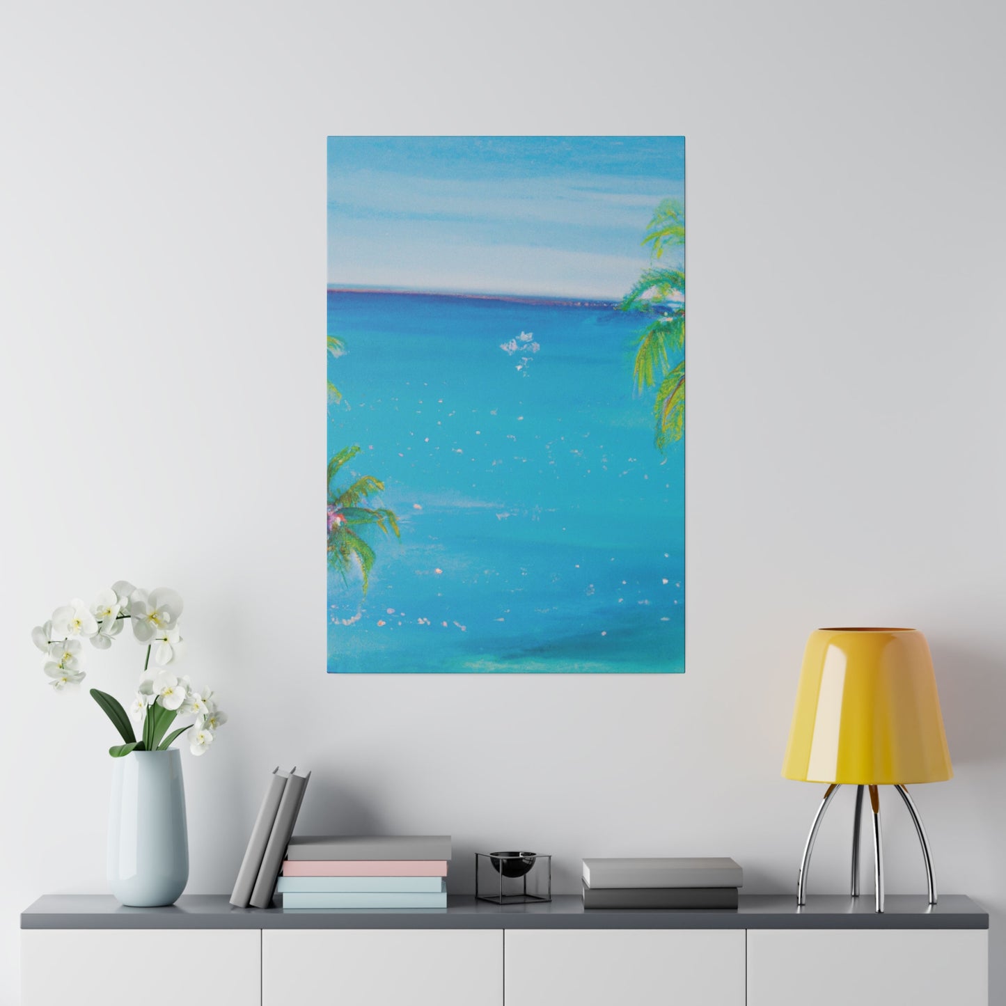 5683U - Bahamas Ocean Painting Print | Bahamas | Ocean | Beach | Poster | Home Decor | Wall Art | Canvas