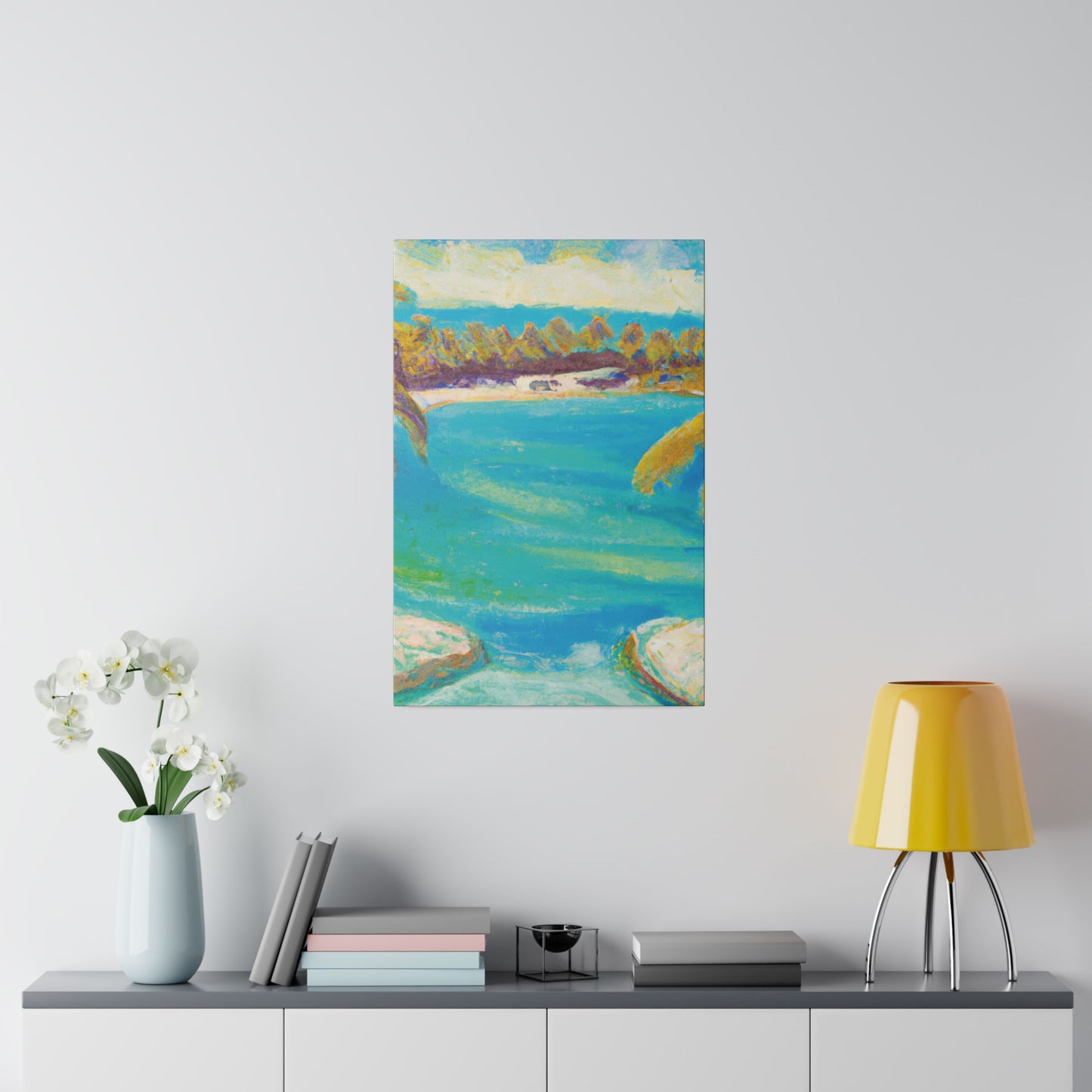5706H - Bahamas Ocean Painting Print | Bahamas | Ocean | Beach | Poster | Home Decor | Wall Art | Canvas