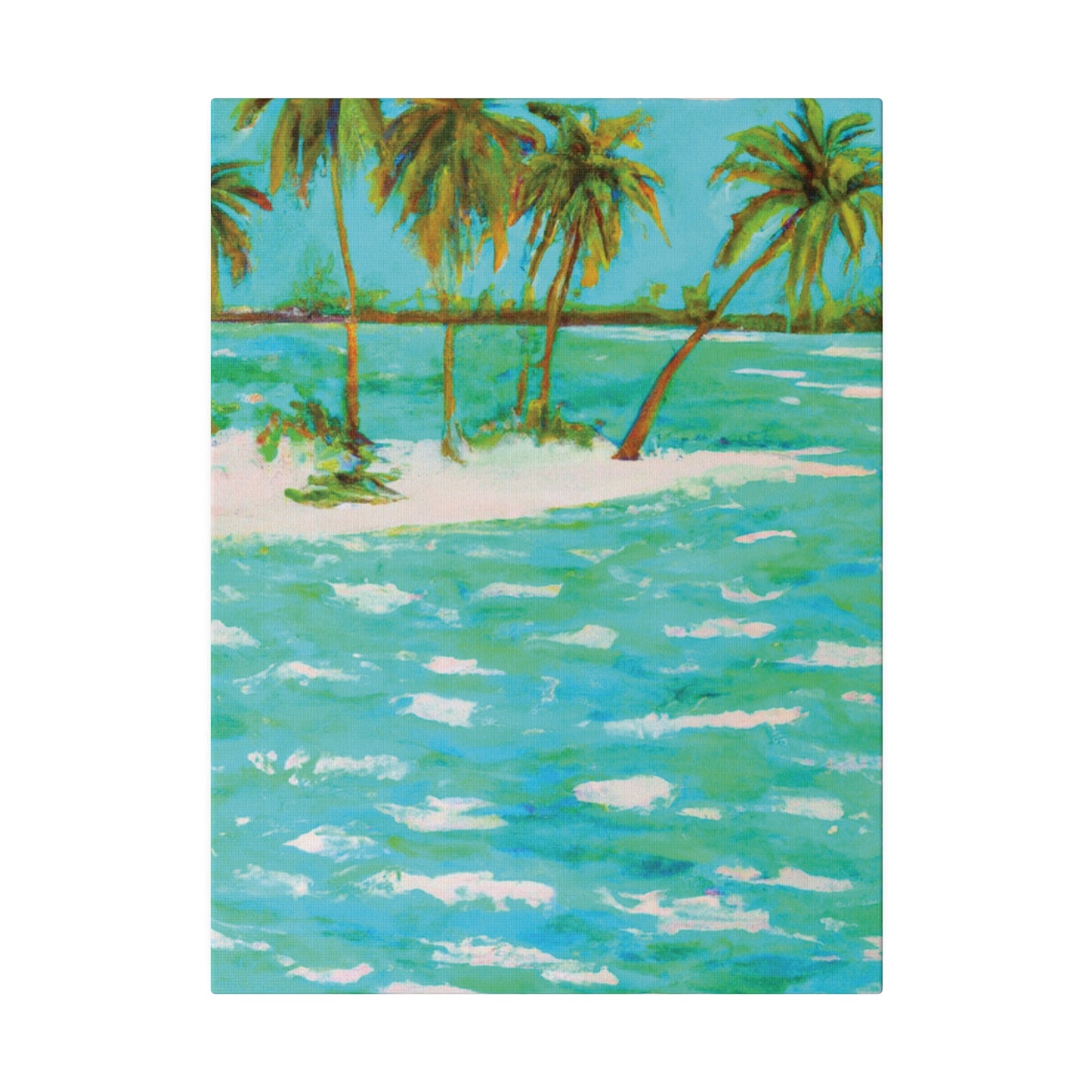 1193C - Bahamas Ocean Painting Print | Bahamas | Ocean | Beach | Poster | Home Decor | Wall Art | Canvas