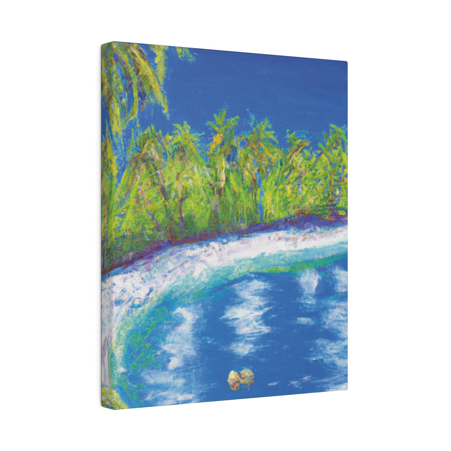 3798C - Bahamas Ocean Painting Print | Bahamas | Ocean | Beach | Poster | Home Decor | Wall Art | Canvas