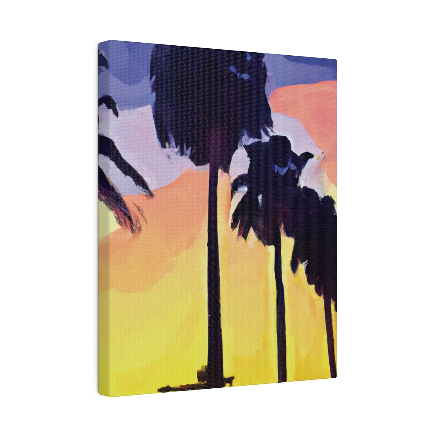 8023Y - Miami Beach Sunset Painting Print | Miami | Beach | Sunset | Poster | Home Decor | Wall Art | Canvas