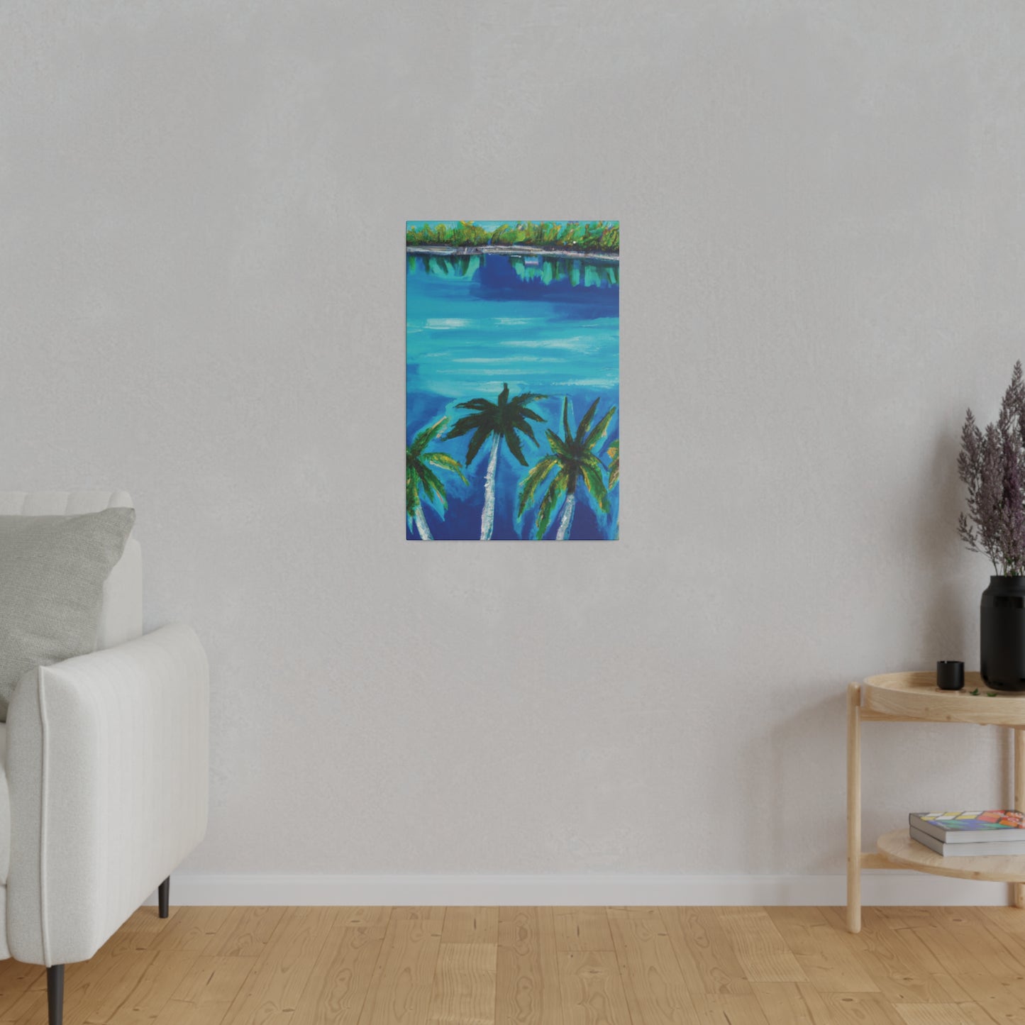 6741K - Bahamas Ocean Painting Print | Bahamas | Ocean | Beach | Poster | Home Decor | Wall Art | Canvas