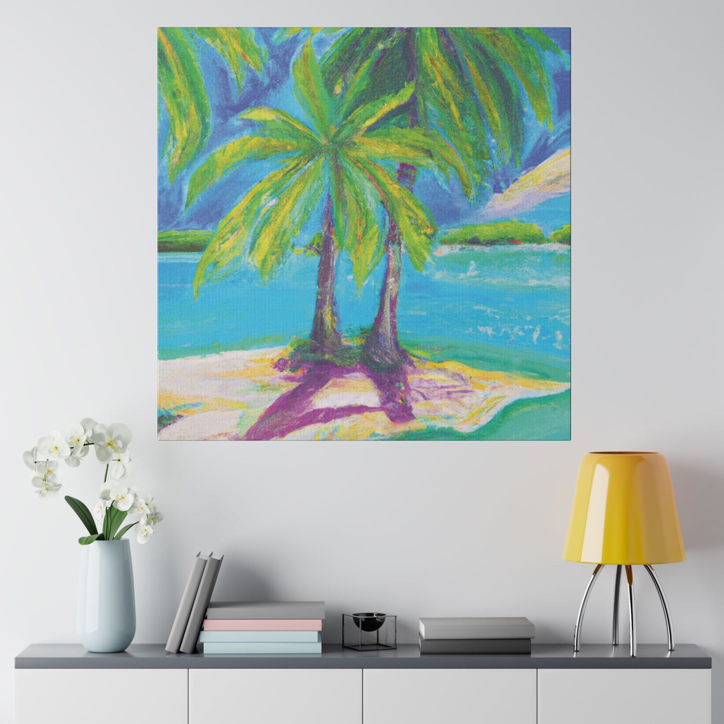 6632P - Bahamas Ocean Painting Print | Bahamas | Ocean | Beach | Poster | Home Decor | Wall Art | Canvas