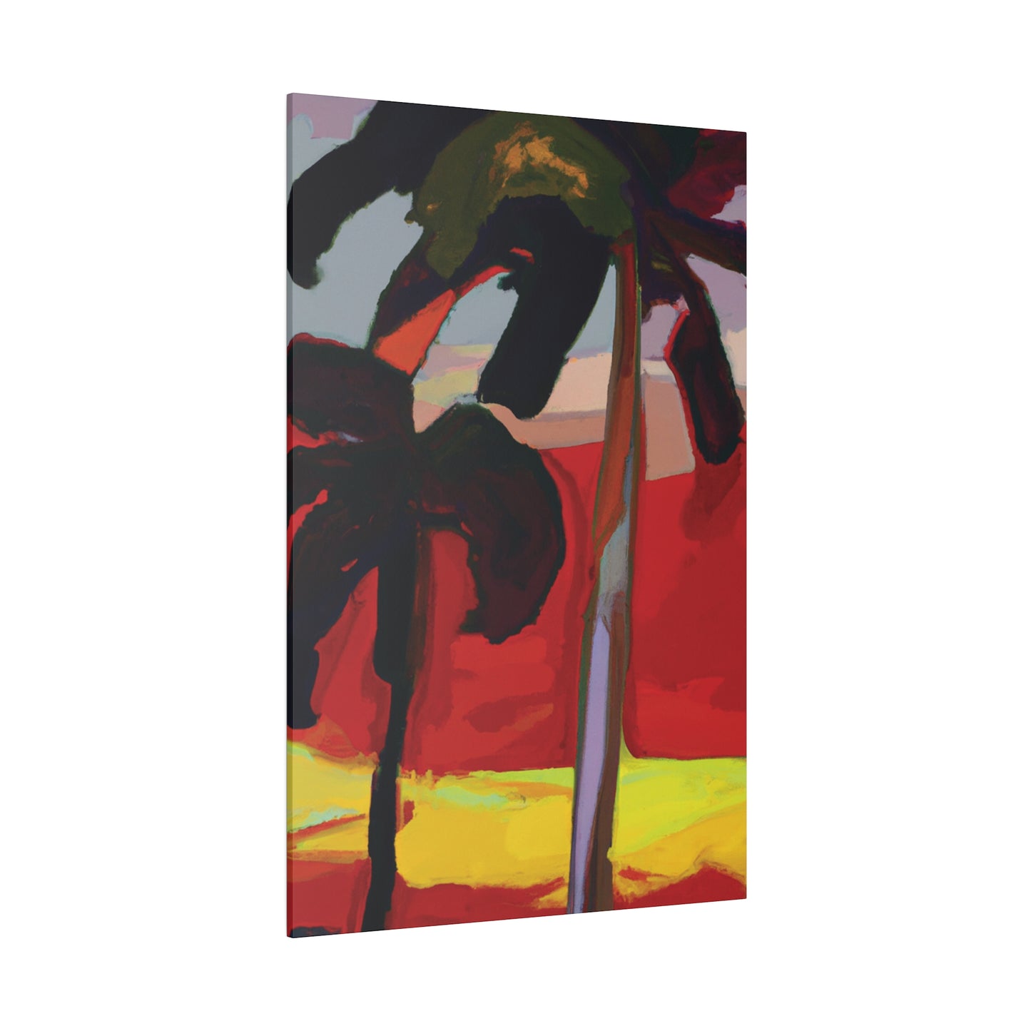 7849V - Miami Beach Sunset Painting Print | Miami | Beach | Sunset | Poster | Home Decor | Wall Art | Canvas