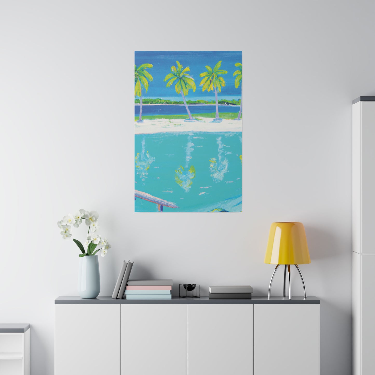 2196Z - Bahamas Ocean Painting Print | Bahamas | Ocean | Beach | Poster | Home Decor | Wall Art | Canvas