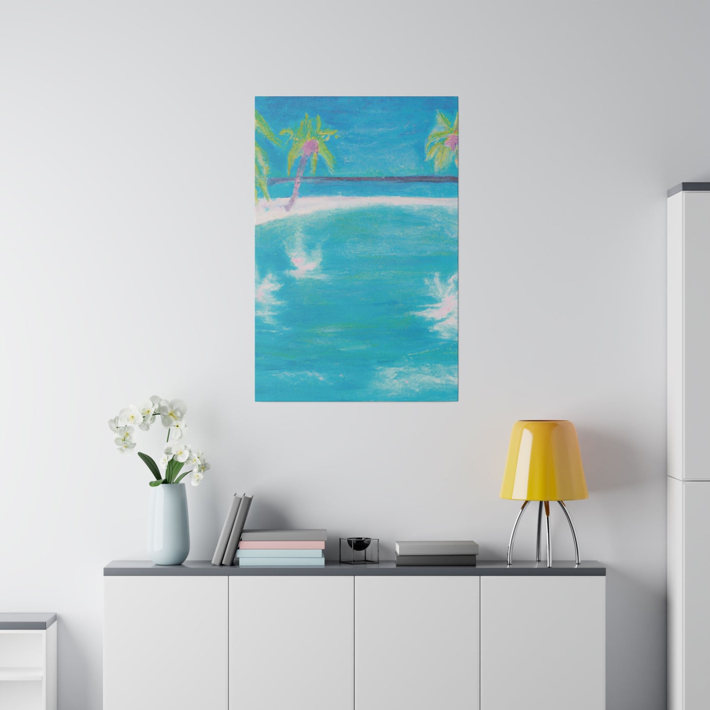 8348G - Bahamas Ocean Painting Print | Bahamas | Ocean | Beach | Poster | Home Decor | Wall Art | Canvas