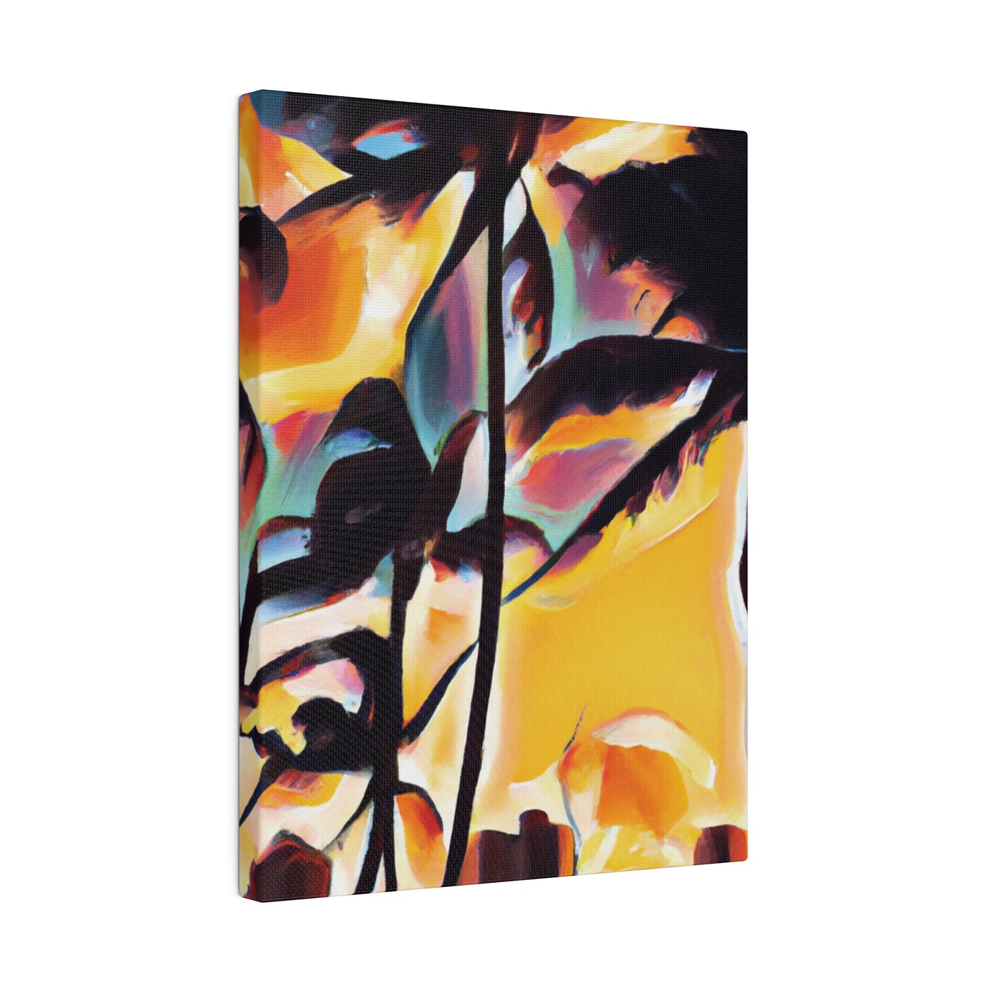 7343H - Miami Beach Sunset Painting Print | Miami | Beach | Sunset | Poster | Home Decor | Wall Art | Canvas
