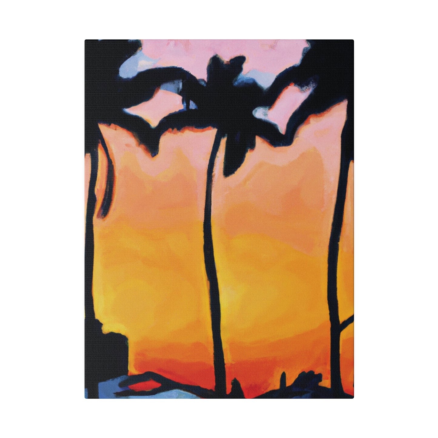 9545F - Miami Beach Sunset Painting Print | Miami | Beach | Sunset | Poster | Home Decor | Wall Art | Canvas