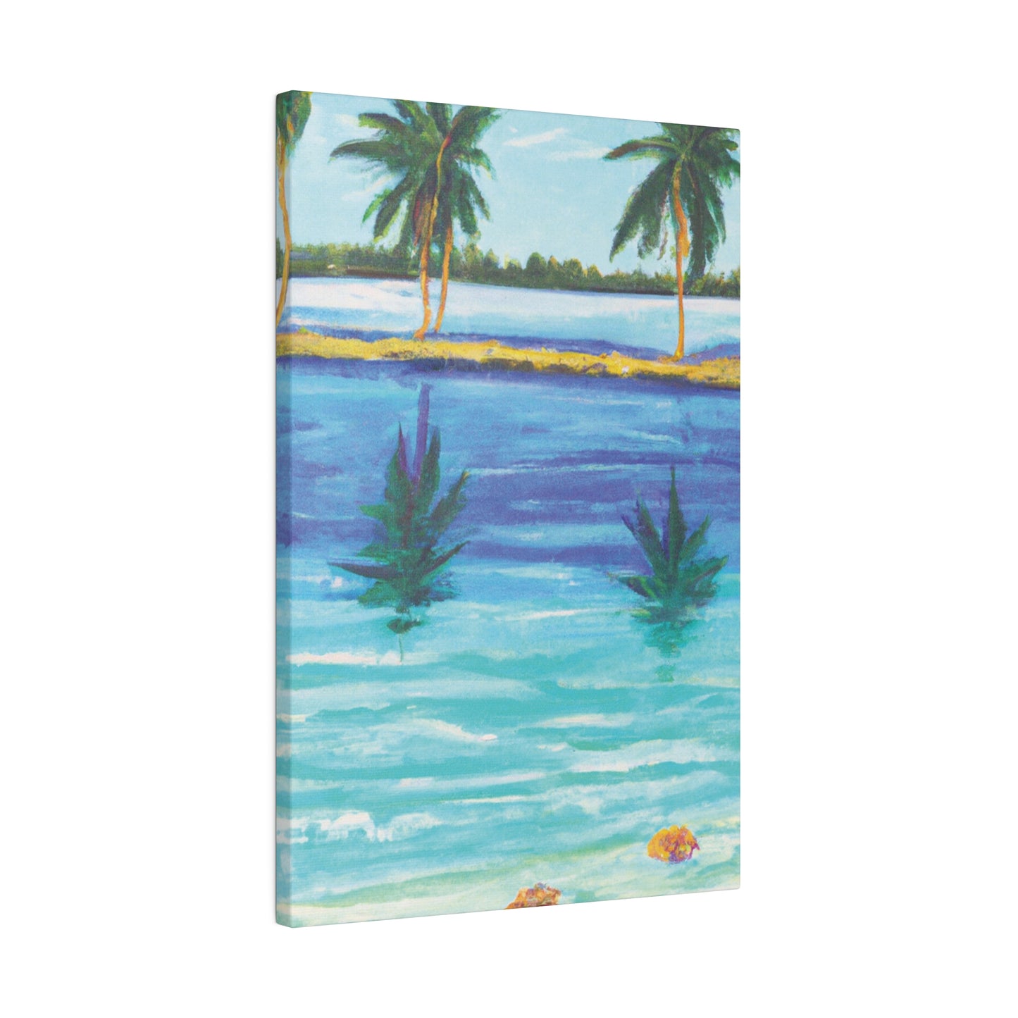 9768P - Bahamas Ocean Painting Print | Bahamas | Ocean | Beach | Poster | Home Decor | Wall Art | Canvas