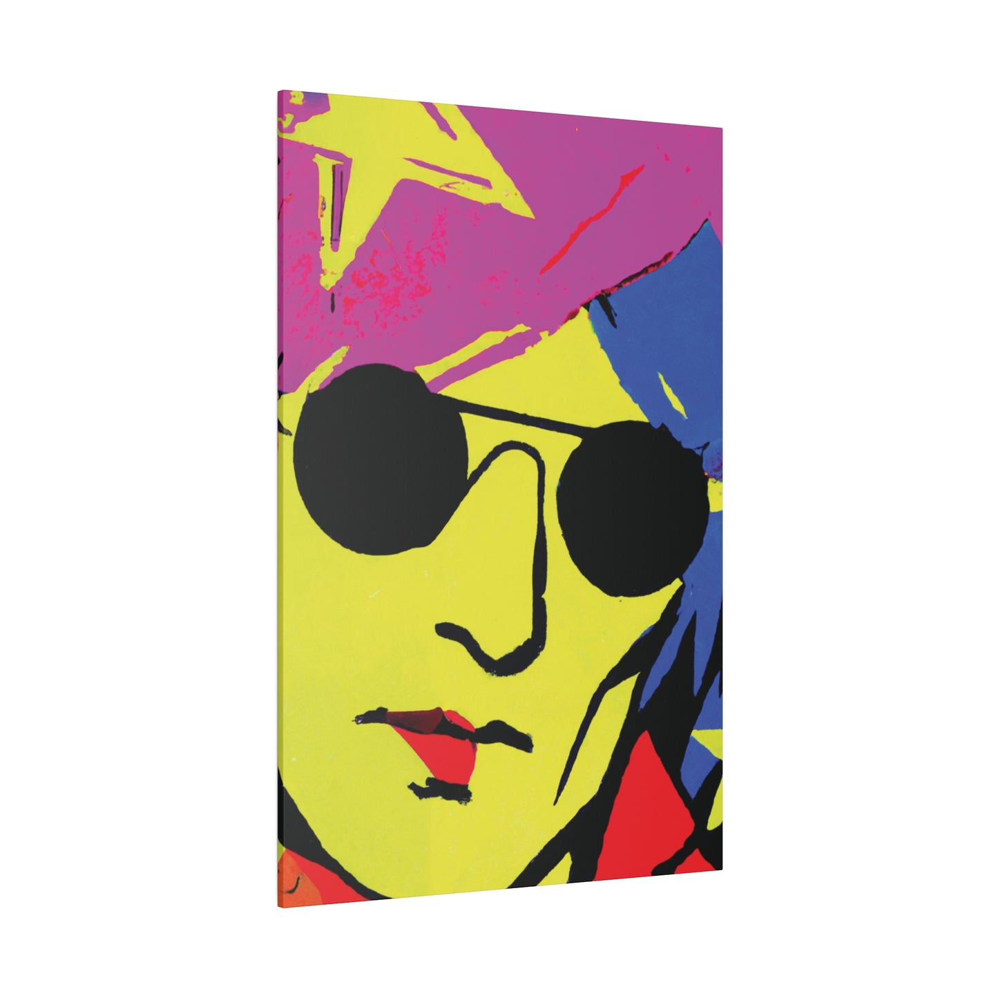 7490C - Rockstar Painting Print | Face | Abstract | Poster | Home Decor | Wall Art | Music Art | Canvas