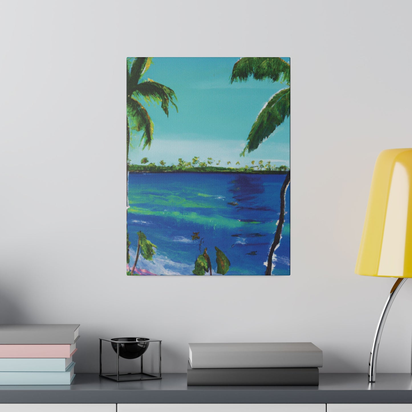 5491V - Bahamas Ocean Painting Print | Bahamas | Ocean | Beach | Poster | Home Decor | Wall Art | Canvas