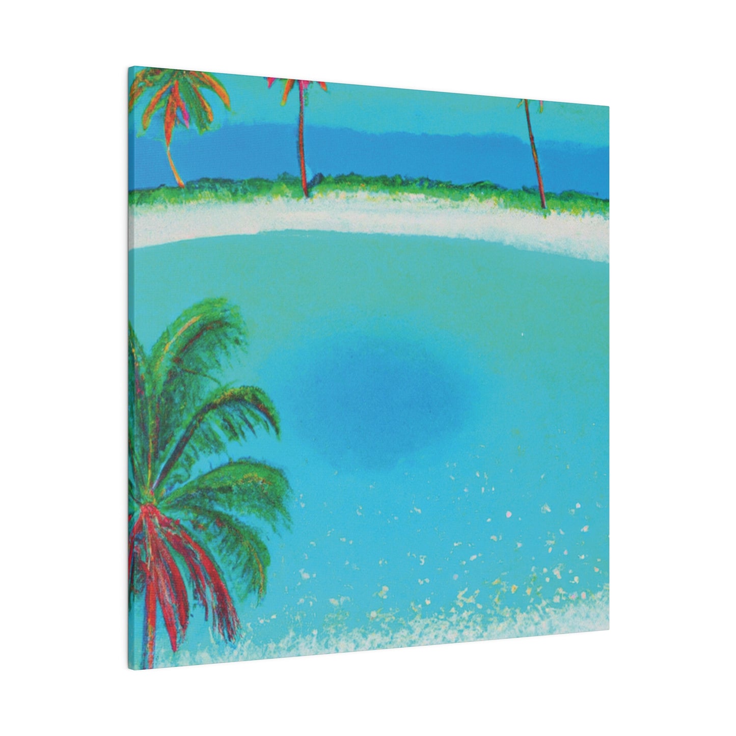 2198G - Bahamas Ocean Painting Print | Bahamas | Ocean | Beach | Poster | Home Decor | Wall Art | Canvas