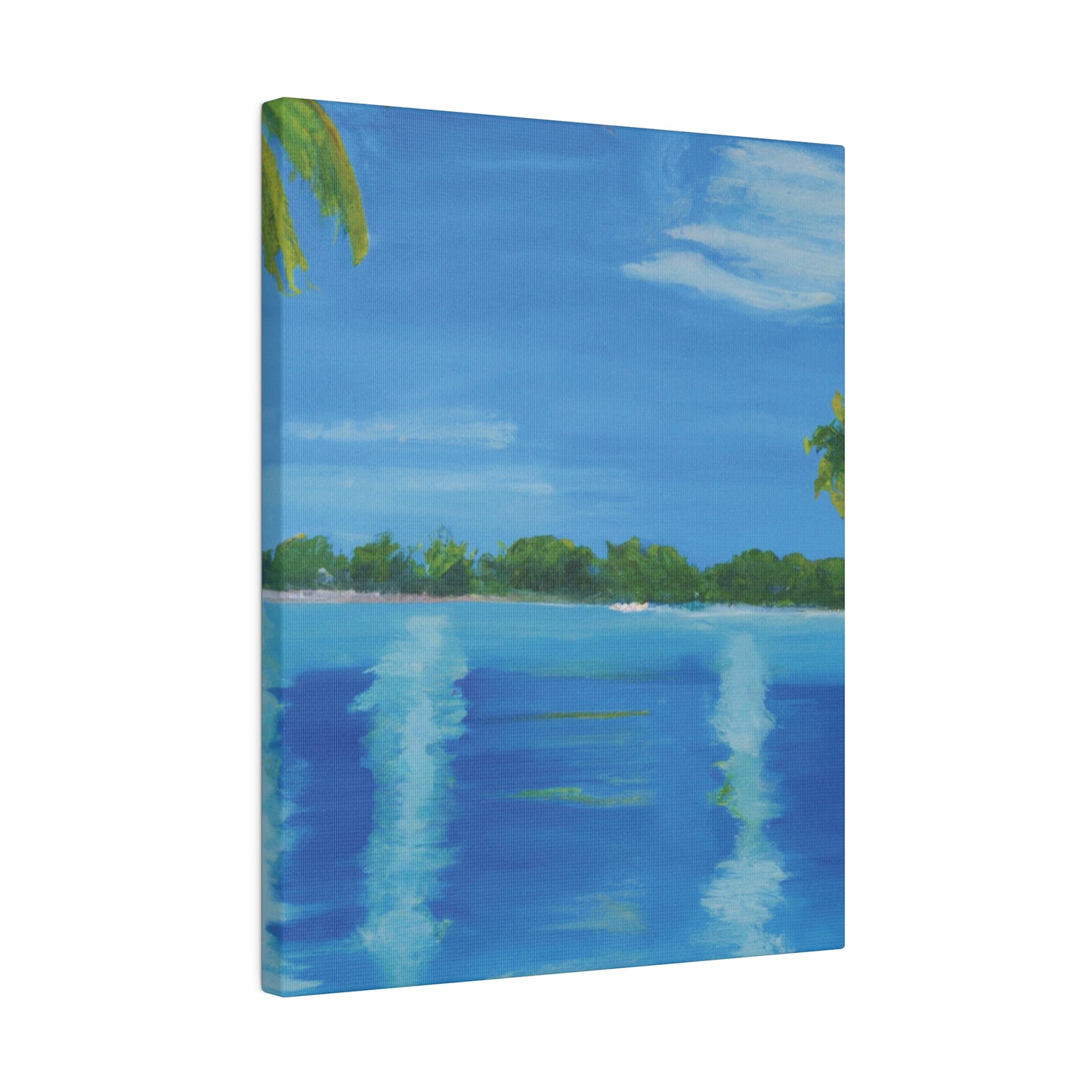 6876O - Bahamas Ocean Painting Print | Bahamas | Ocean | Beach | Poster | Home Decor | Wall Art | Canvas