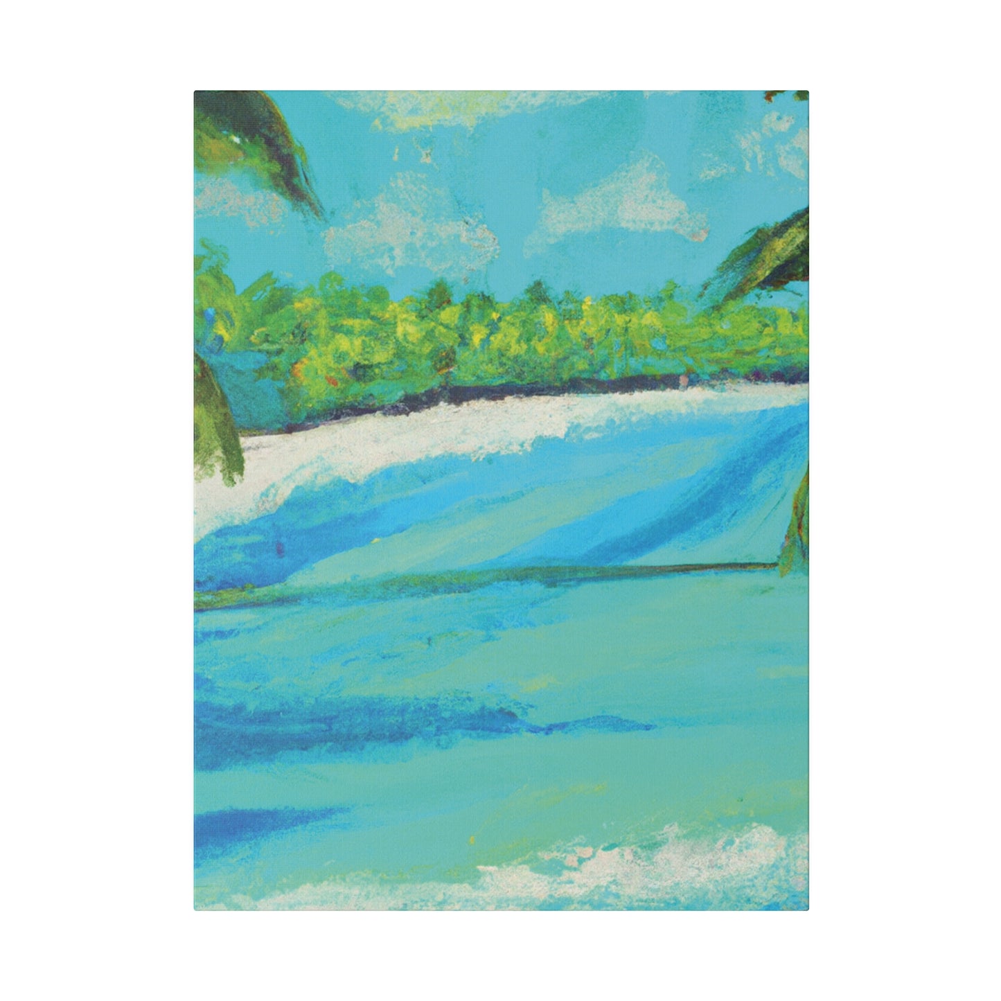 10781G - Bahamas Ocean Painting Print | Bahamas | Ocean | Beach | Poster | Home Decor | Wall Art | Canvas