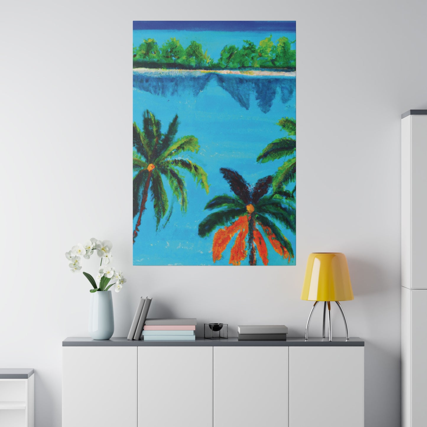 7373A - Bahamas Ocean Painting Print | Bahamas | Ocean | Beach | Poster | Home Decor | Wall Art | Canvas