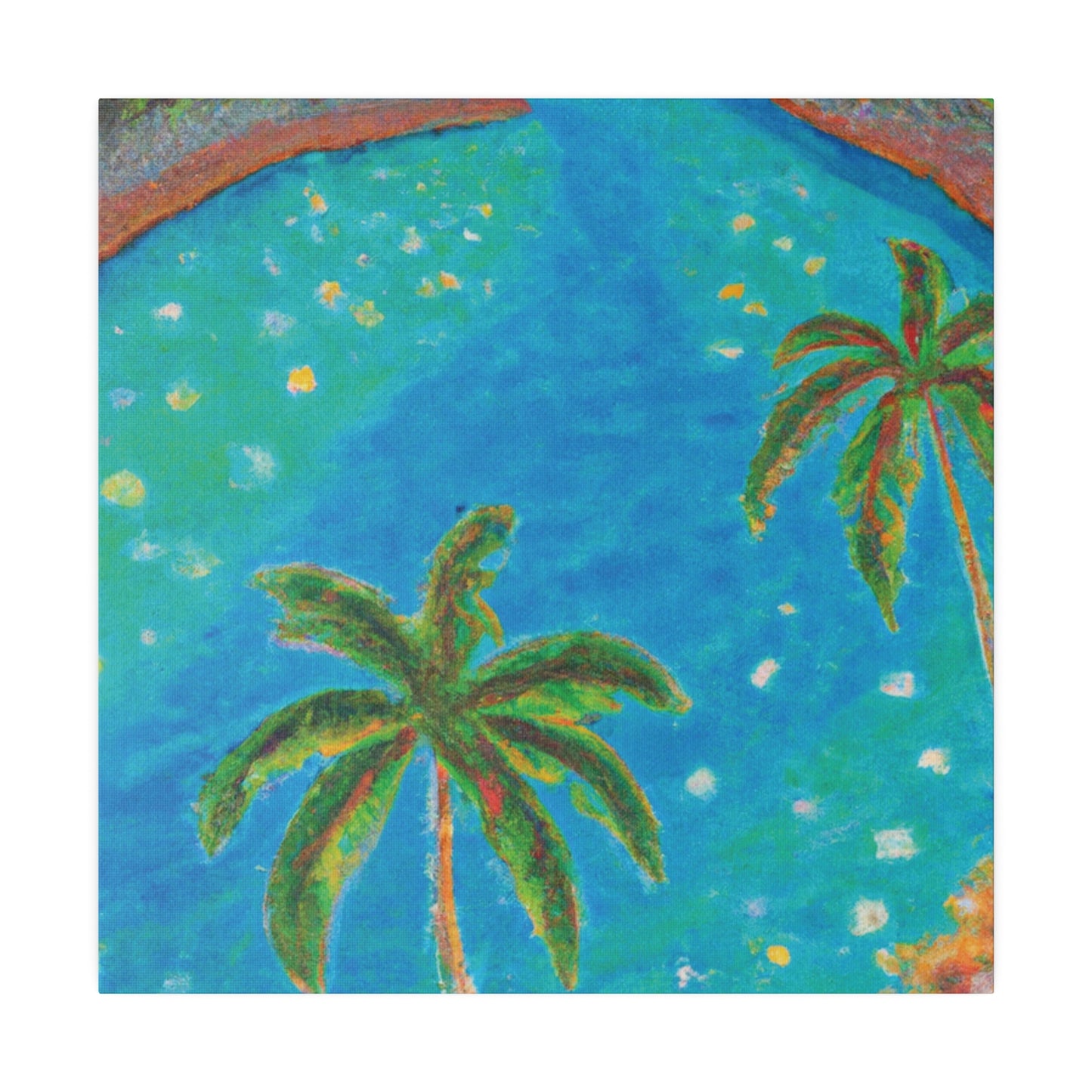 3827C - Bahamas Ocean Painting Print | Bahamas | Ocean | Beach | Poster | Home Decor | Wall Art | Canvas