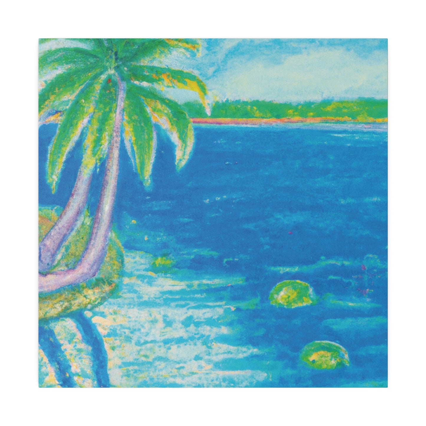 5683A - Bahamas Ocean Painting Print | Bahamas | Ocean | Beach | Poster | Home Decor | Wall Art | Canvas