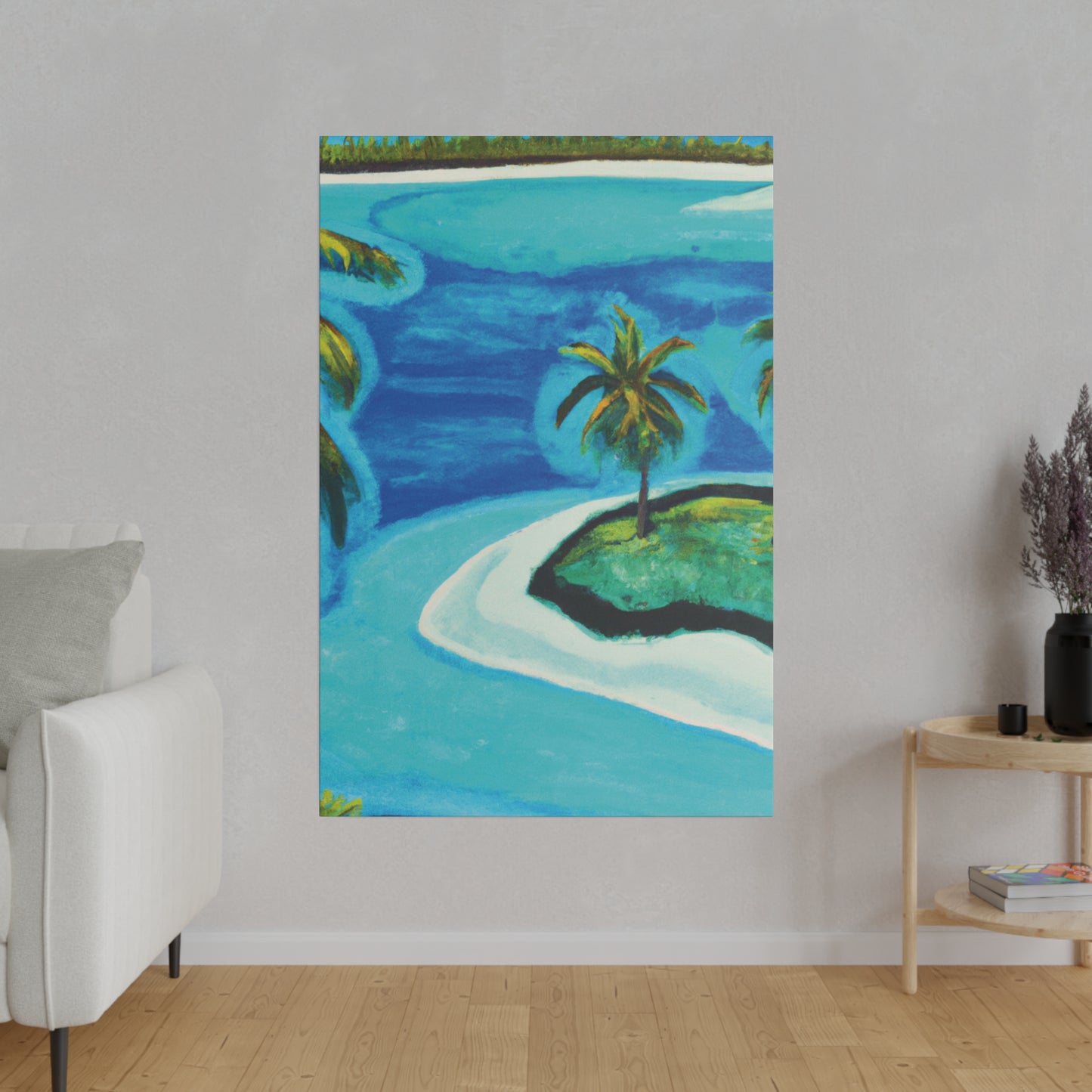 4265U - Bahamas Ocean Painting Print | Bahamas | Ocean | Beach | Poster | Home Decor | Wall Art | Canvas