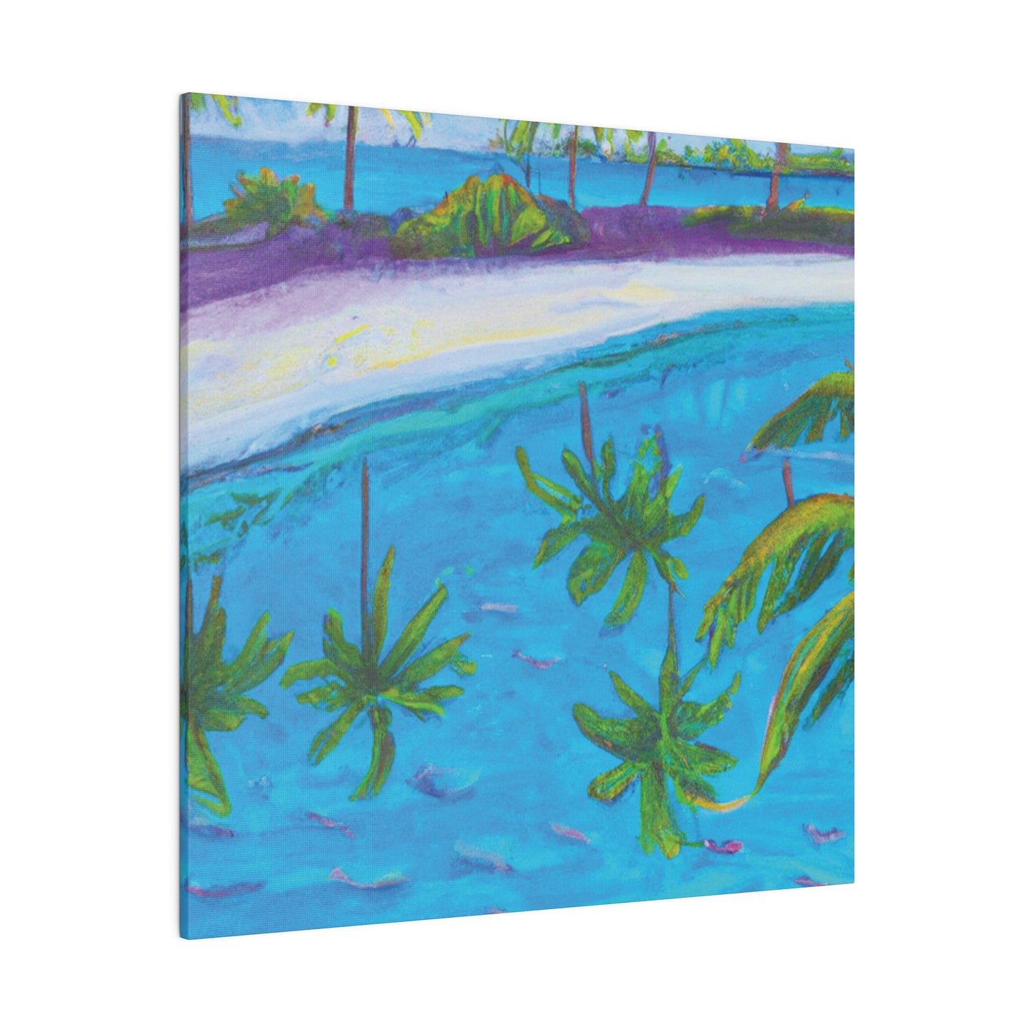 9138P - Bahamas Ocean Painting Print | Bahamas | Ocean | Beach | Poster | Home Decor | Wall Art | Canvas