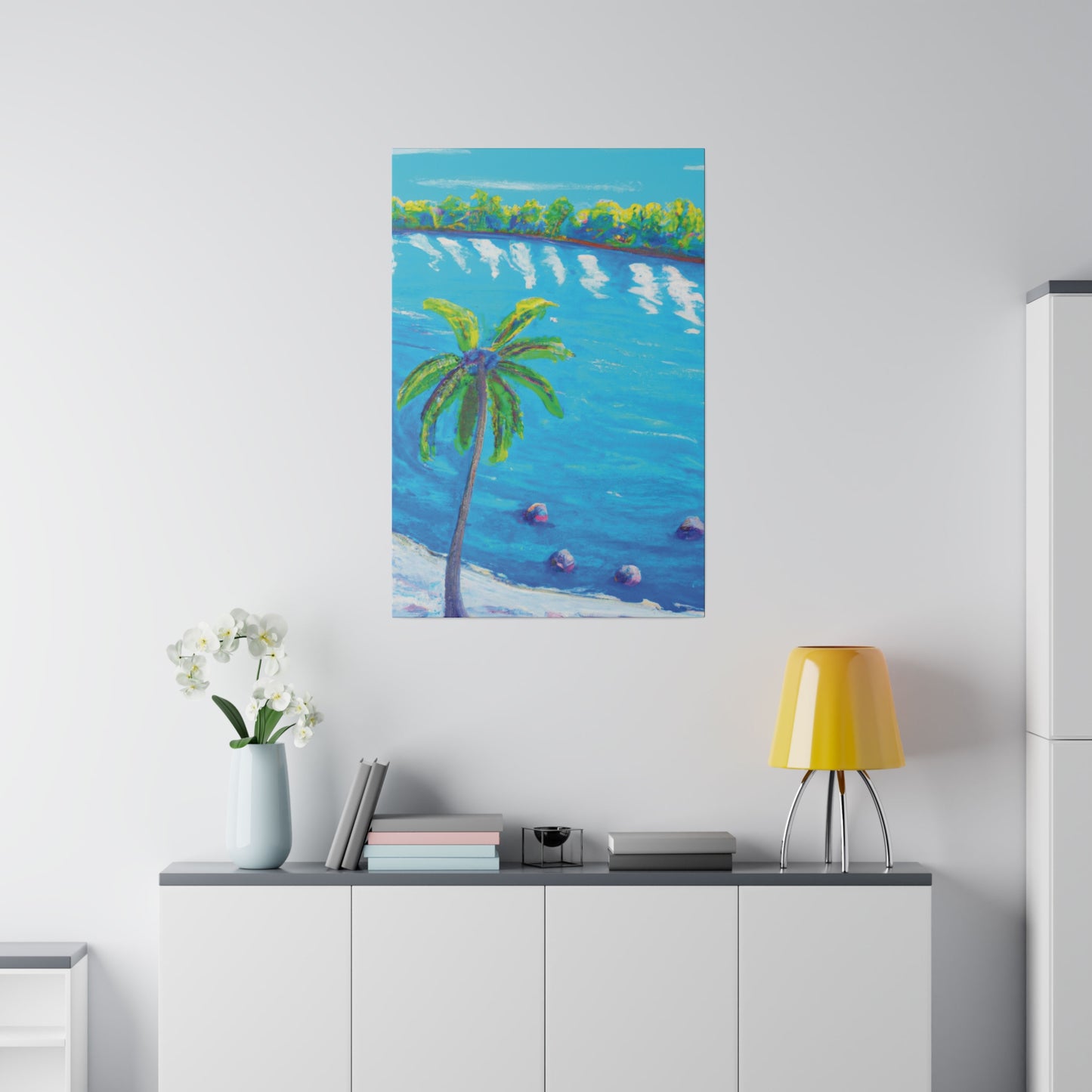 3952F - Bahamas Ocean Painting Print | Bahamas | Ocean | Beach | Poster | Home Decor | Wall Art | Canvas