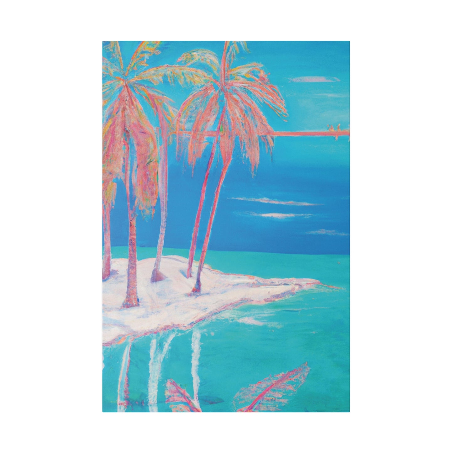 3162K - Bahamas Ocean Painting Print | Bahamas | Ocean | Beach | Poster | Home Decor | Wall Art | Canvas