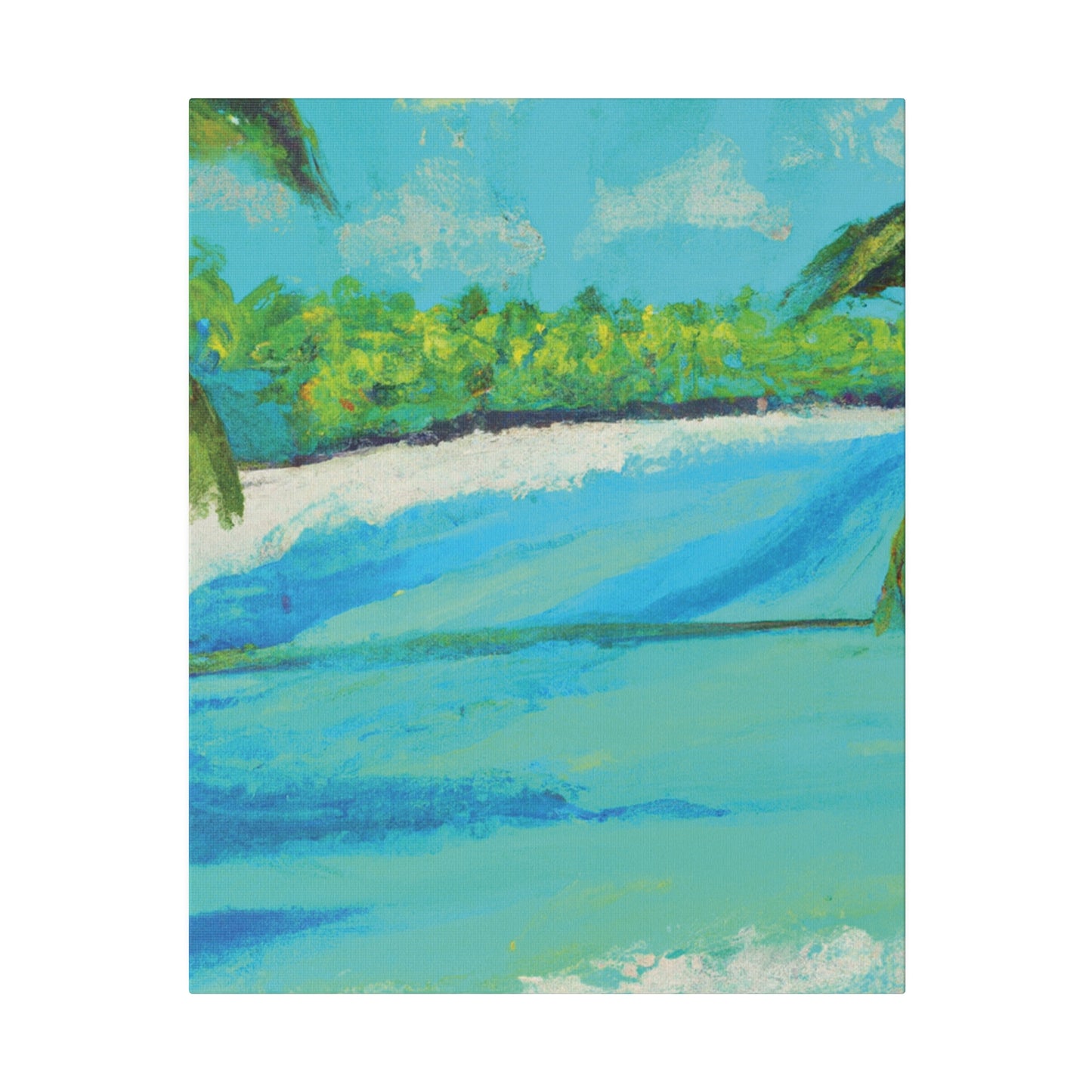 10781G - Bahamas Ocean Painting Print | Bahamas | Ocean | Beach | Poster | Home Decor | Wall Art | Canvas