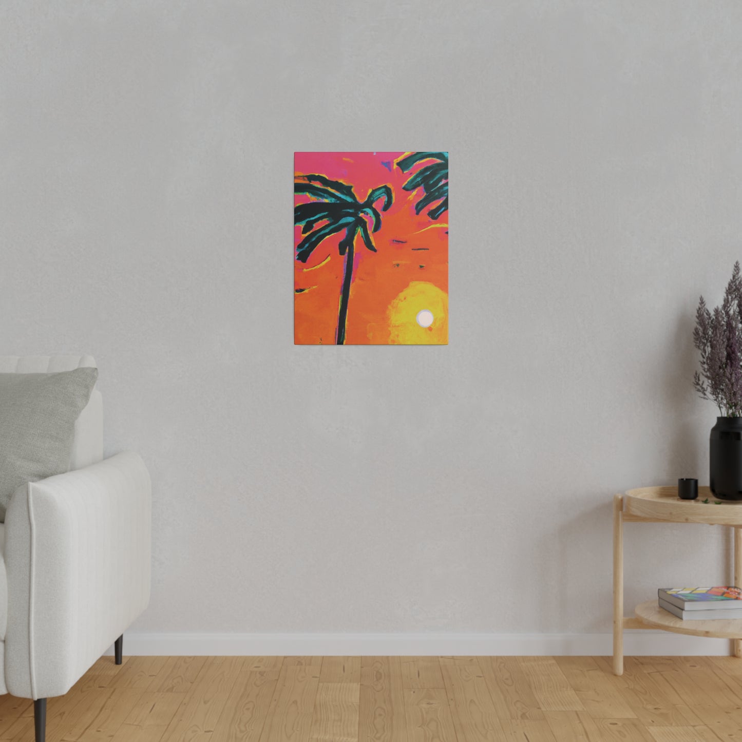 7273U - Miami Beach Sunset Painting Print | Miami | Beach | Sunset | Poster | Home Decor | Wall Art | Canvas