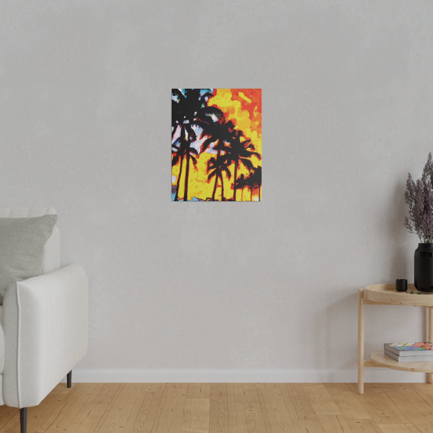 7248Q - Miami Beach Sunset Painting Print | Miami | Beach | Sunset | Poster | Home Decor | Wall Art | Canvas