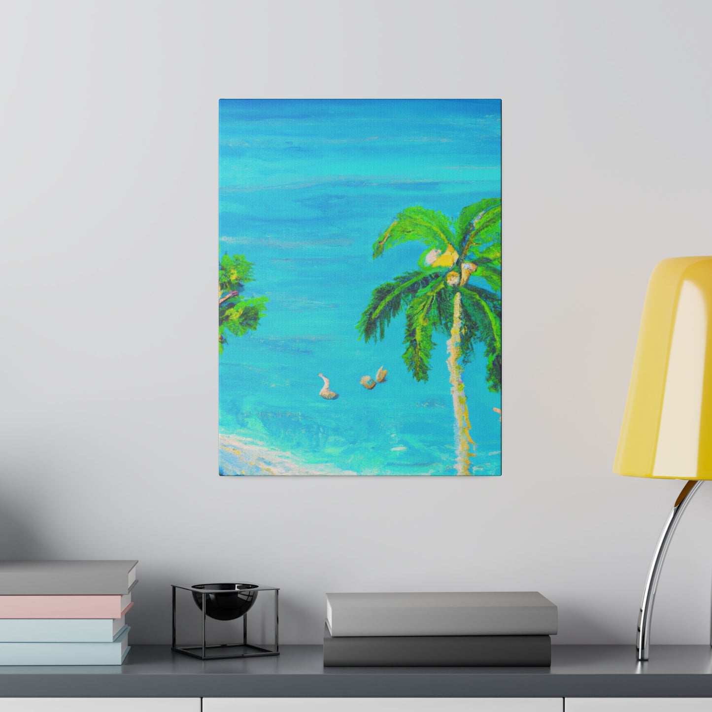 3749J - Bahamas Ocean Painting Print | Bahamas | Ocean | Beach | Poster | Home Decor | Wall Art | Canvas