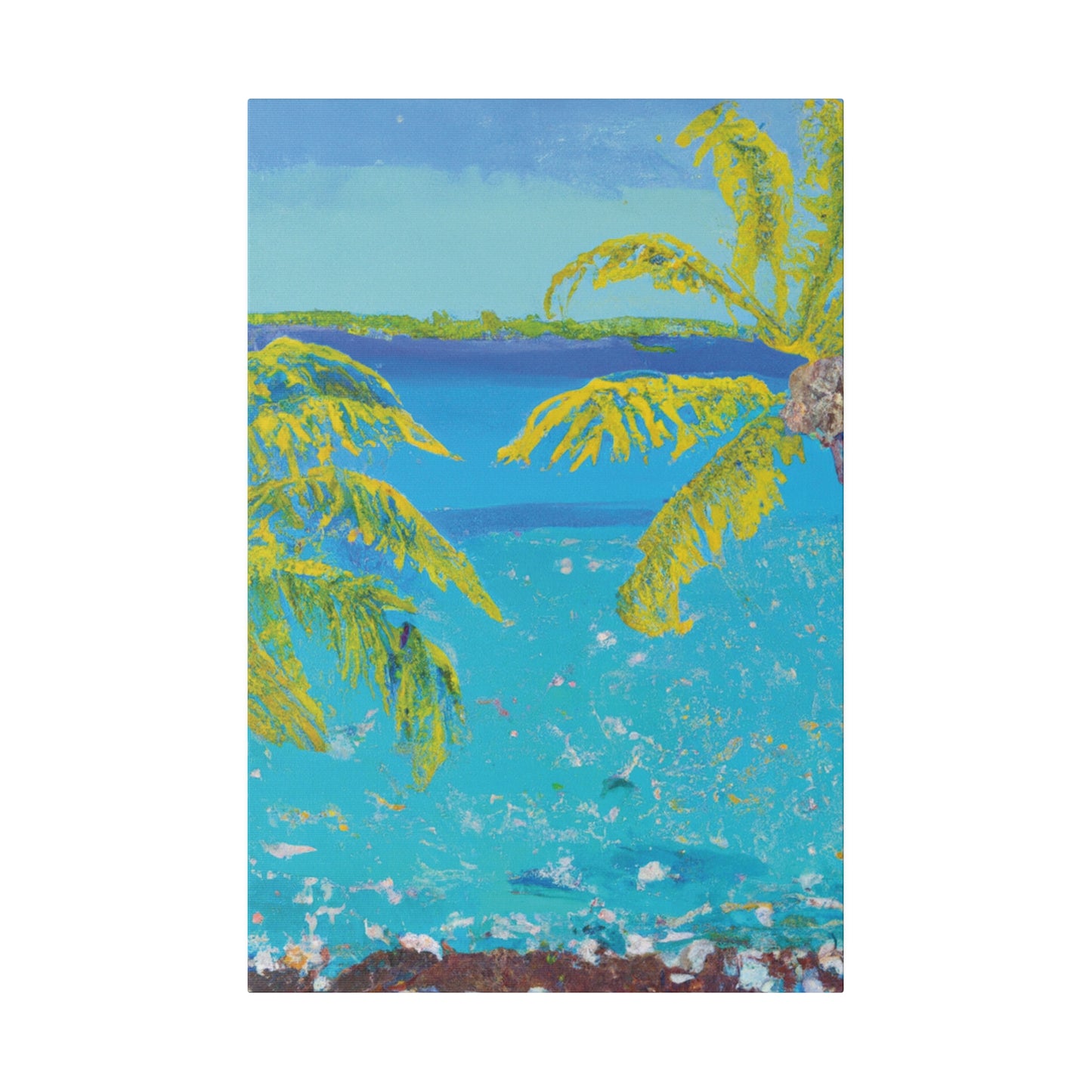9282F - Bahamas Ocean Painting Print | Bahamas | Ocean | Beach | Poster | Home Decor | Wall Art | Canvas